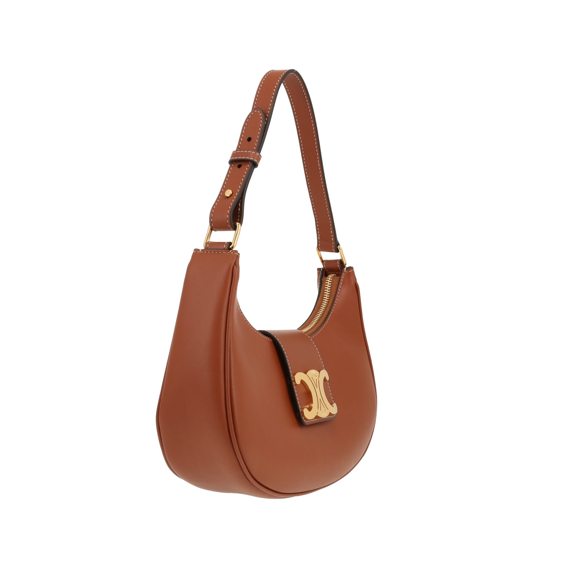 Sac à main Celine  Ava Triomphe en cuir marron