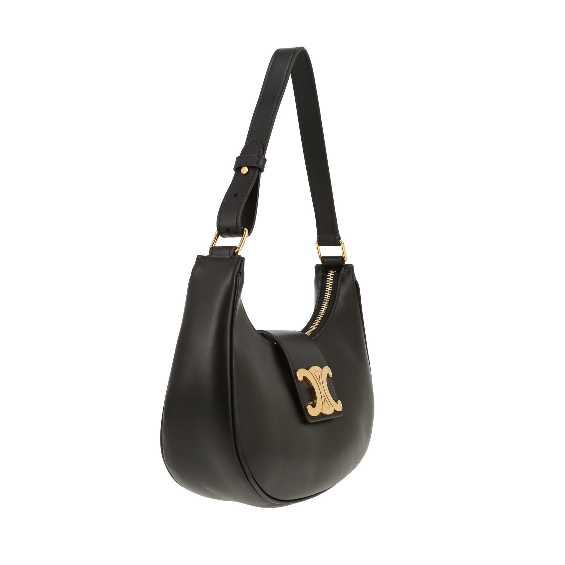 Sac à main Celine  Ava Triomphe en cuir noir