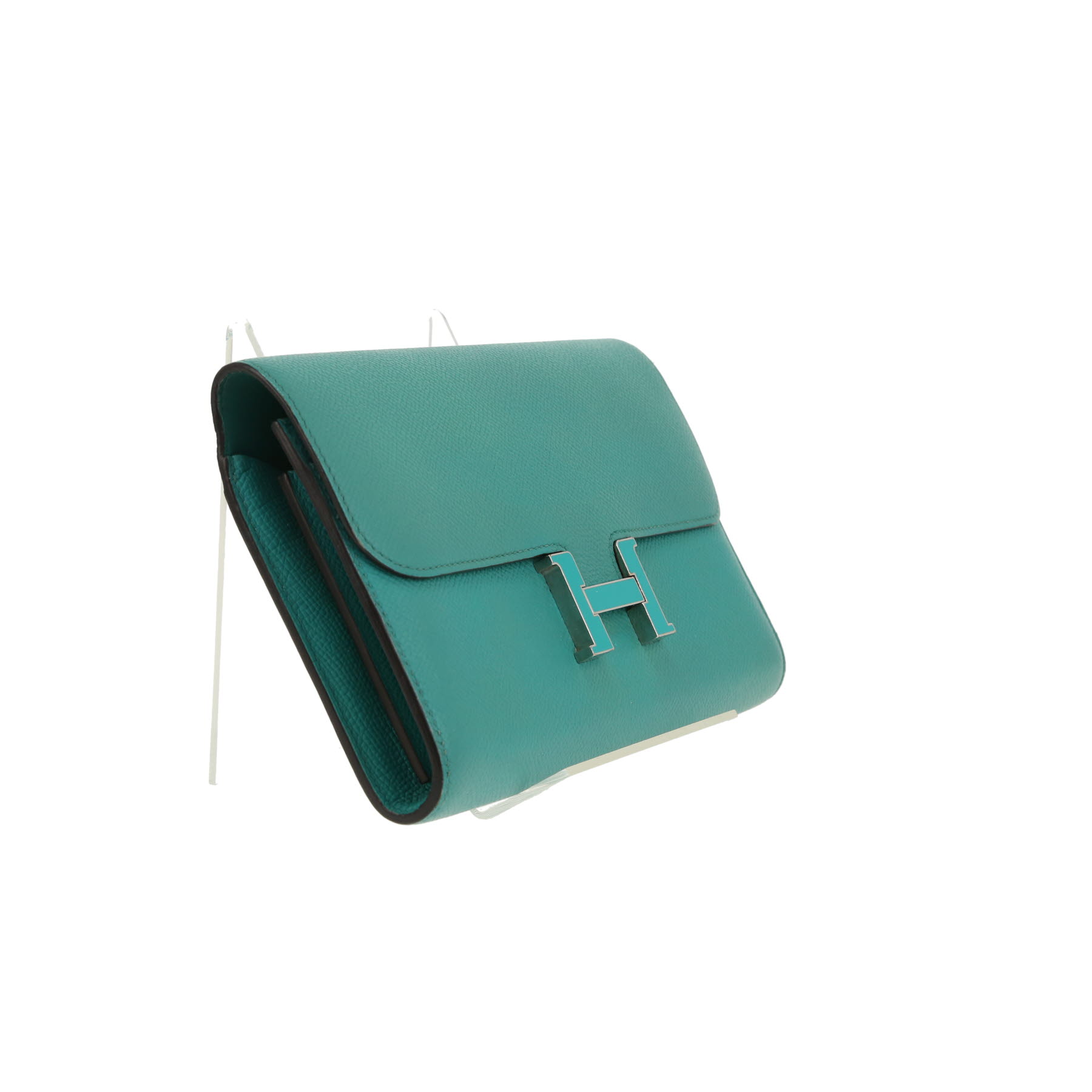 Hermès  Constance Wallet wallet  in malachite green epsom leather