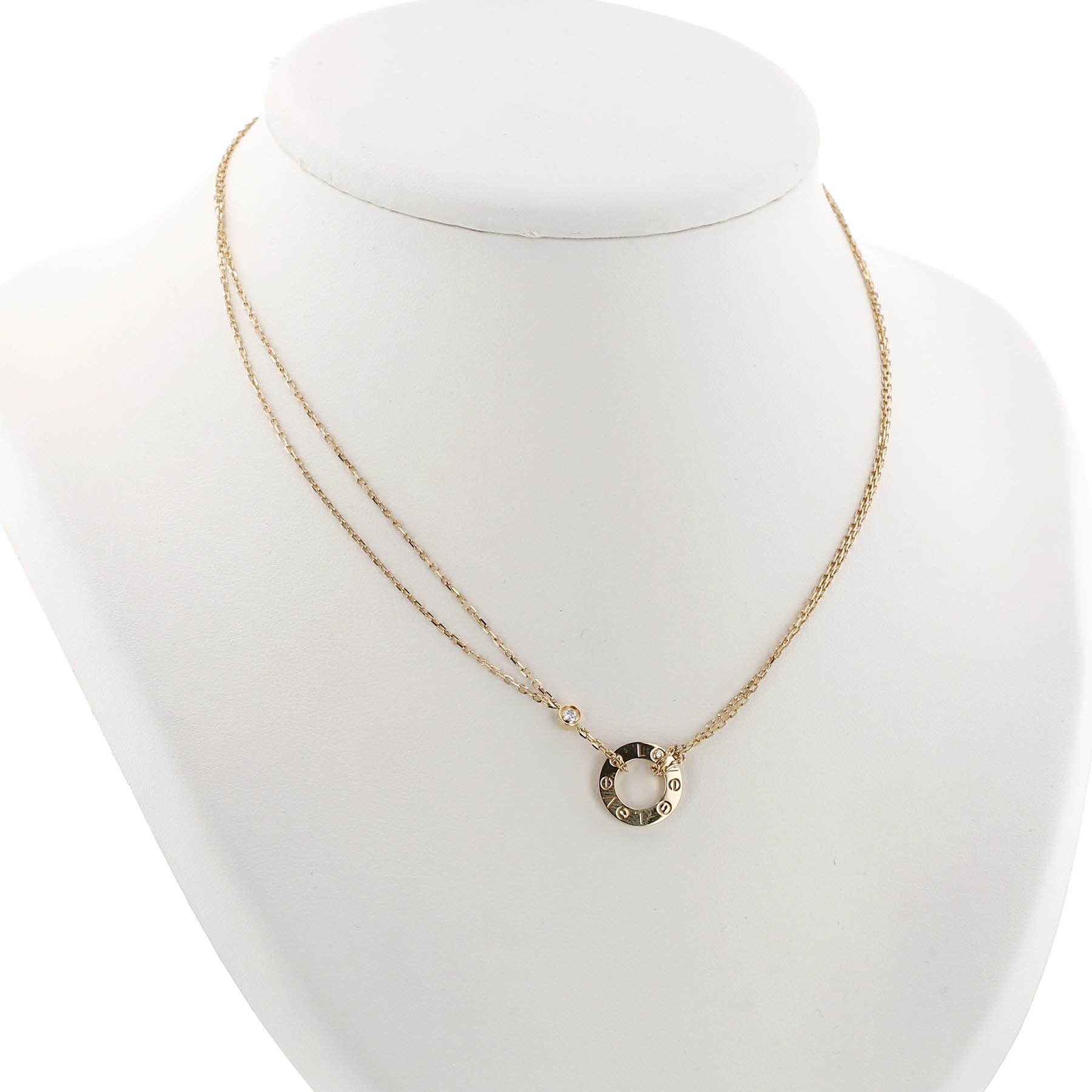 Collana Cartier Love in oro giallo e diamanti