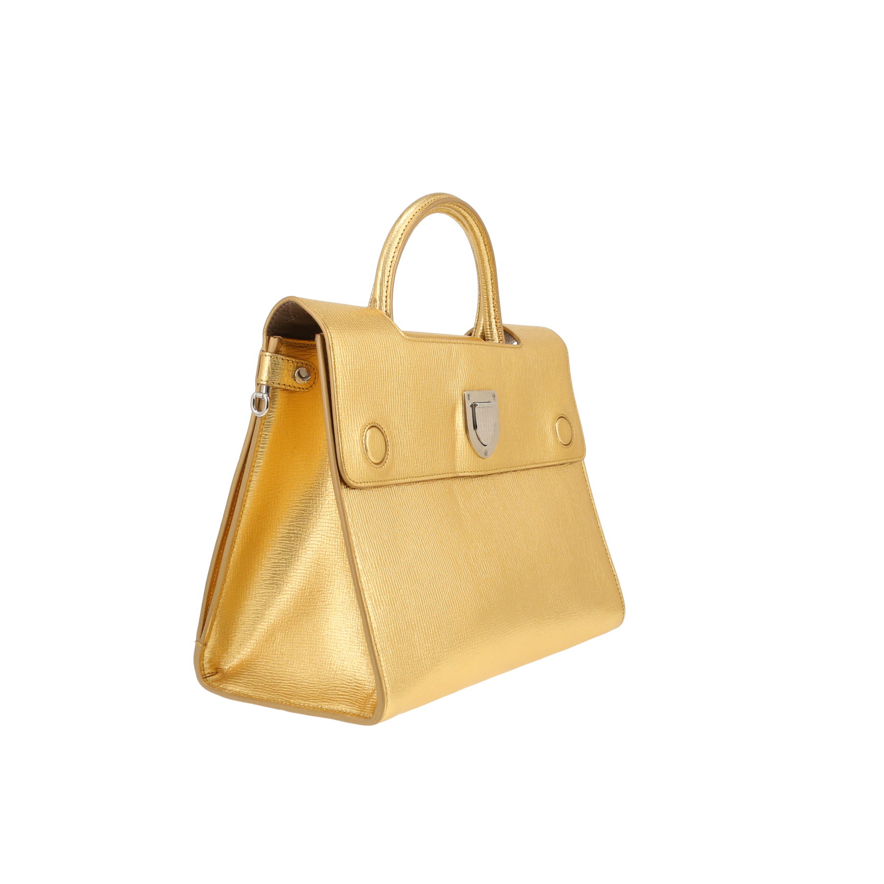 Dior  Diorever handbag  in gold leather