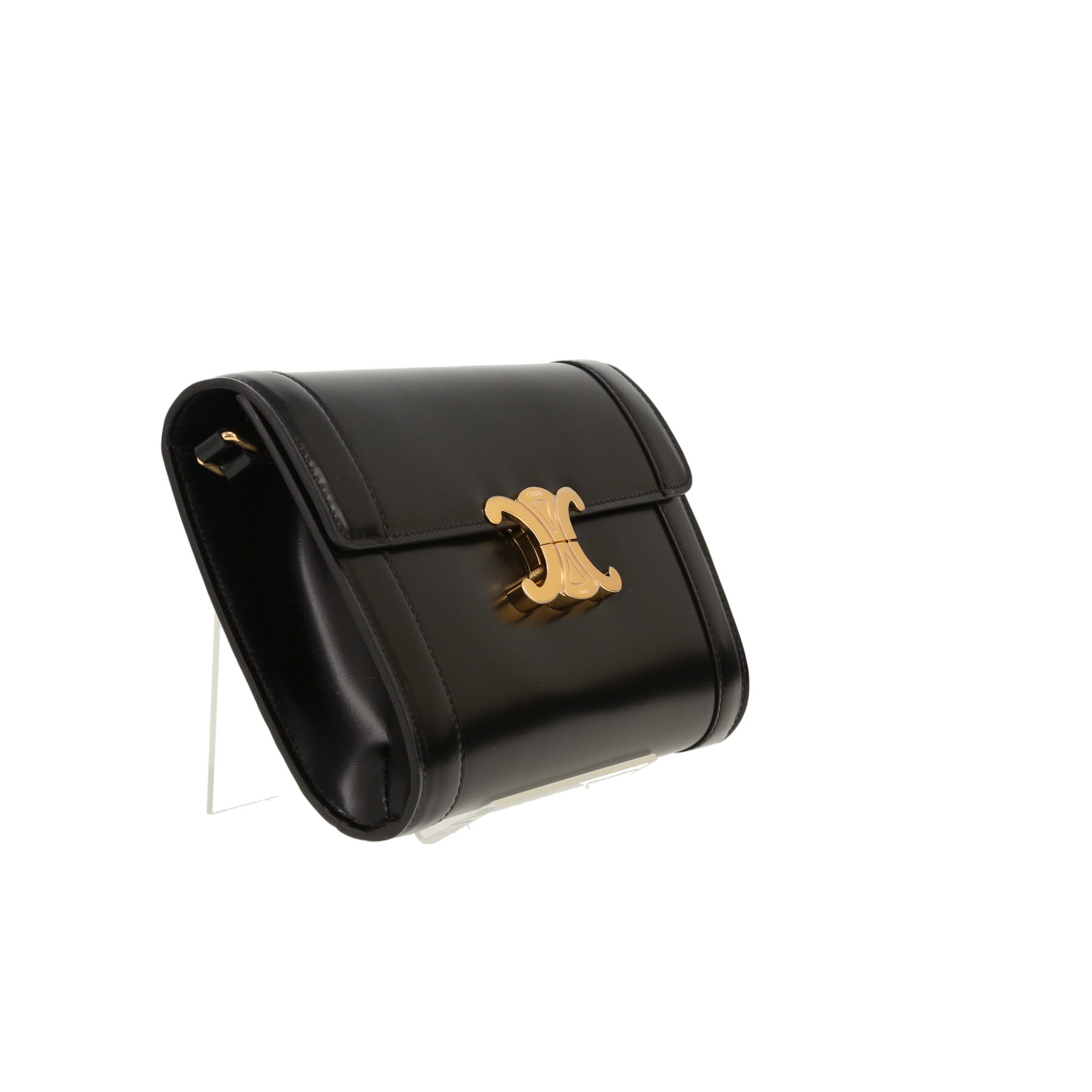 Sac bandoulière Celine   en cuir noir