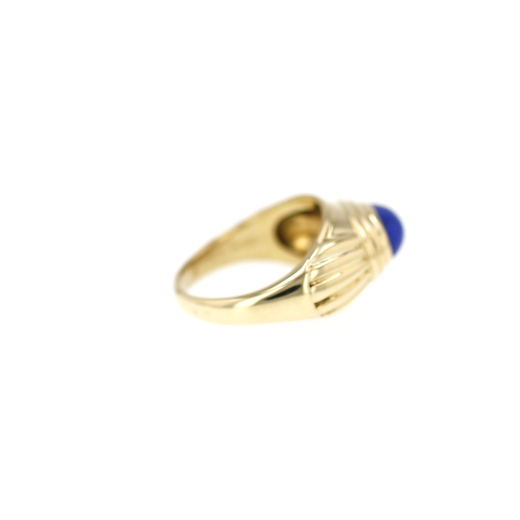 Boucheron Jaipur ring in yellow gold and lapis-lazuli
