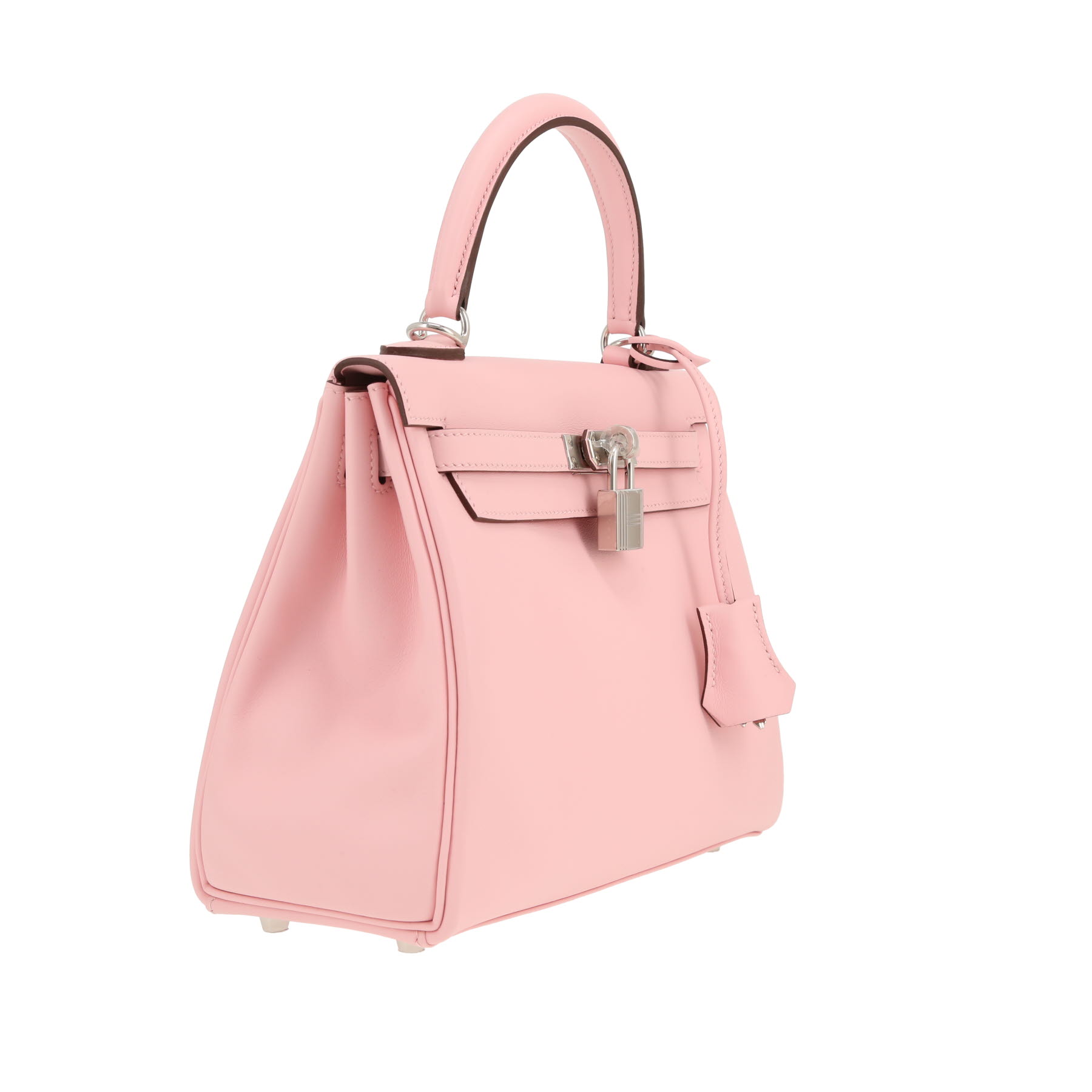 Hermès  Kelly 25 cm handbag  in Rose Sakura Swift leather