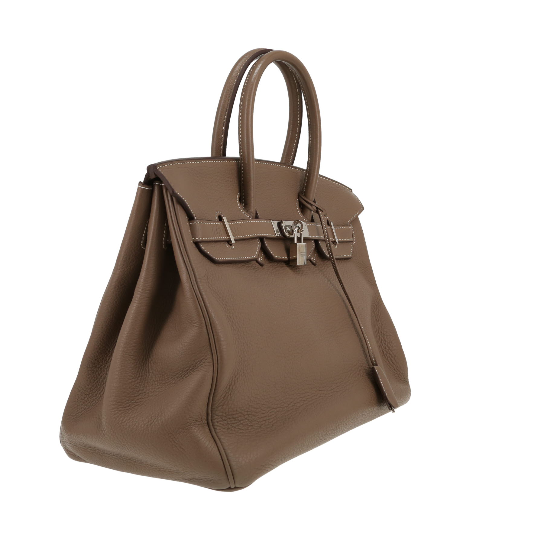 Sac à main Hermès  Birkin 35 cm en cuir togo étoupe