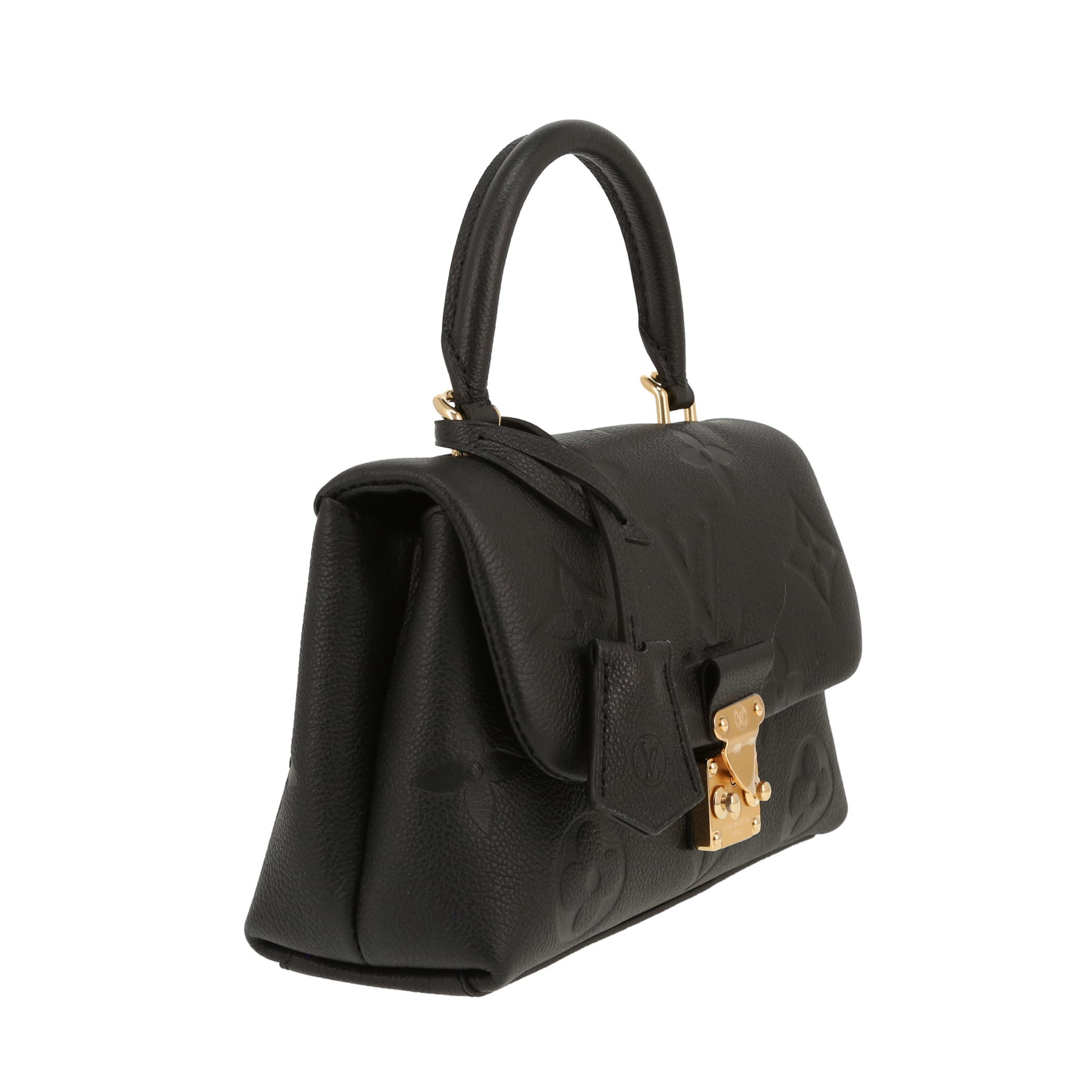 Borsa a tracolla Louis Vuitton  Madeleine in pelle monogram con stampa nera