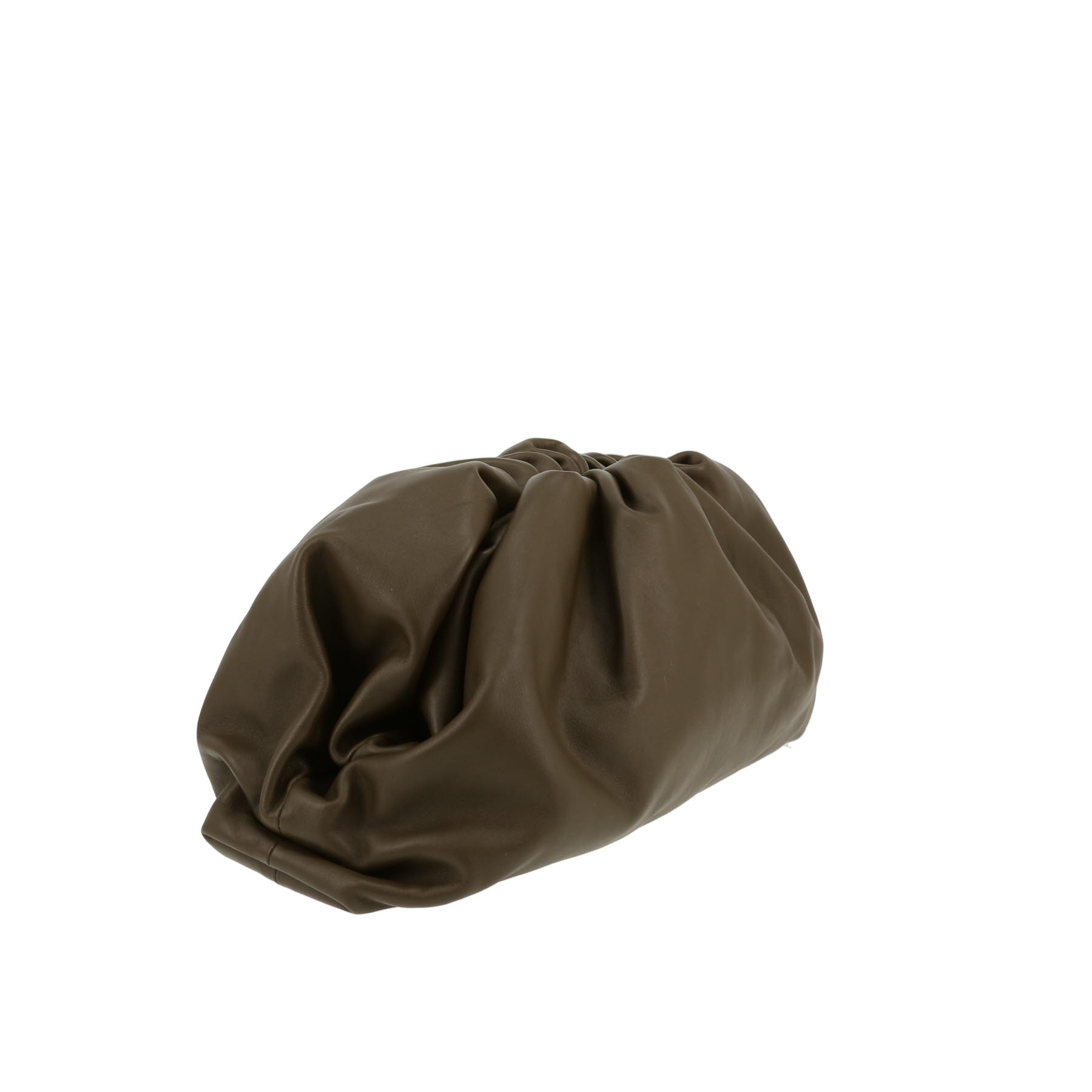 Pochette Bottega Veneta  Pouch en cuir vert-kaki