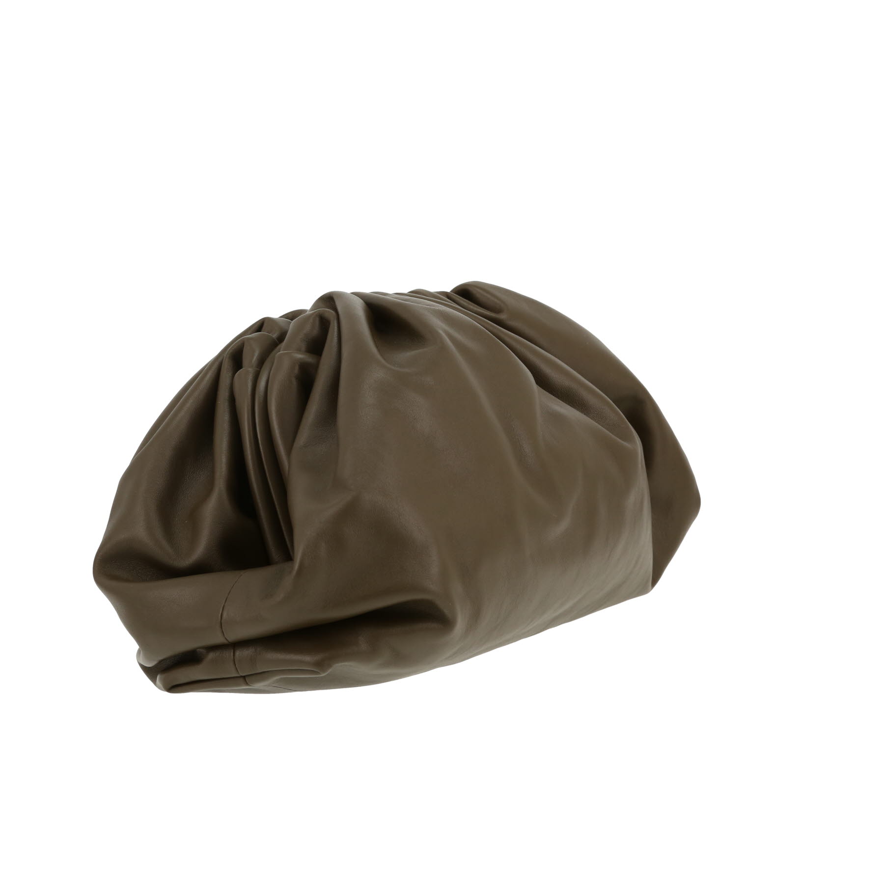 Pochette Bottega Veneta  Pouch en cuir vert-kaki