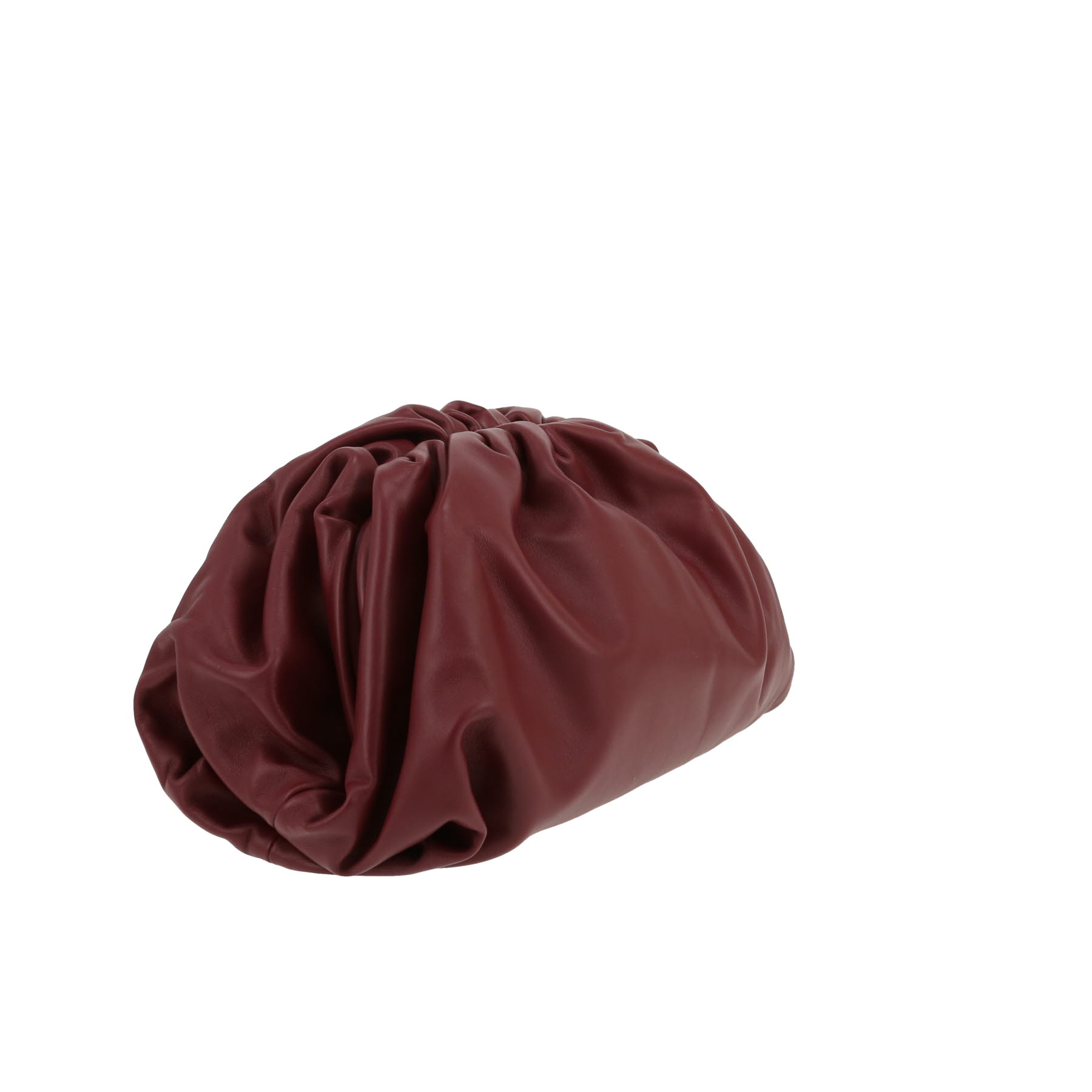 Pochette Bottega Veneta  Pouch en cuir bordeaux