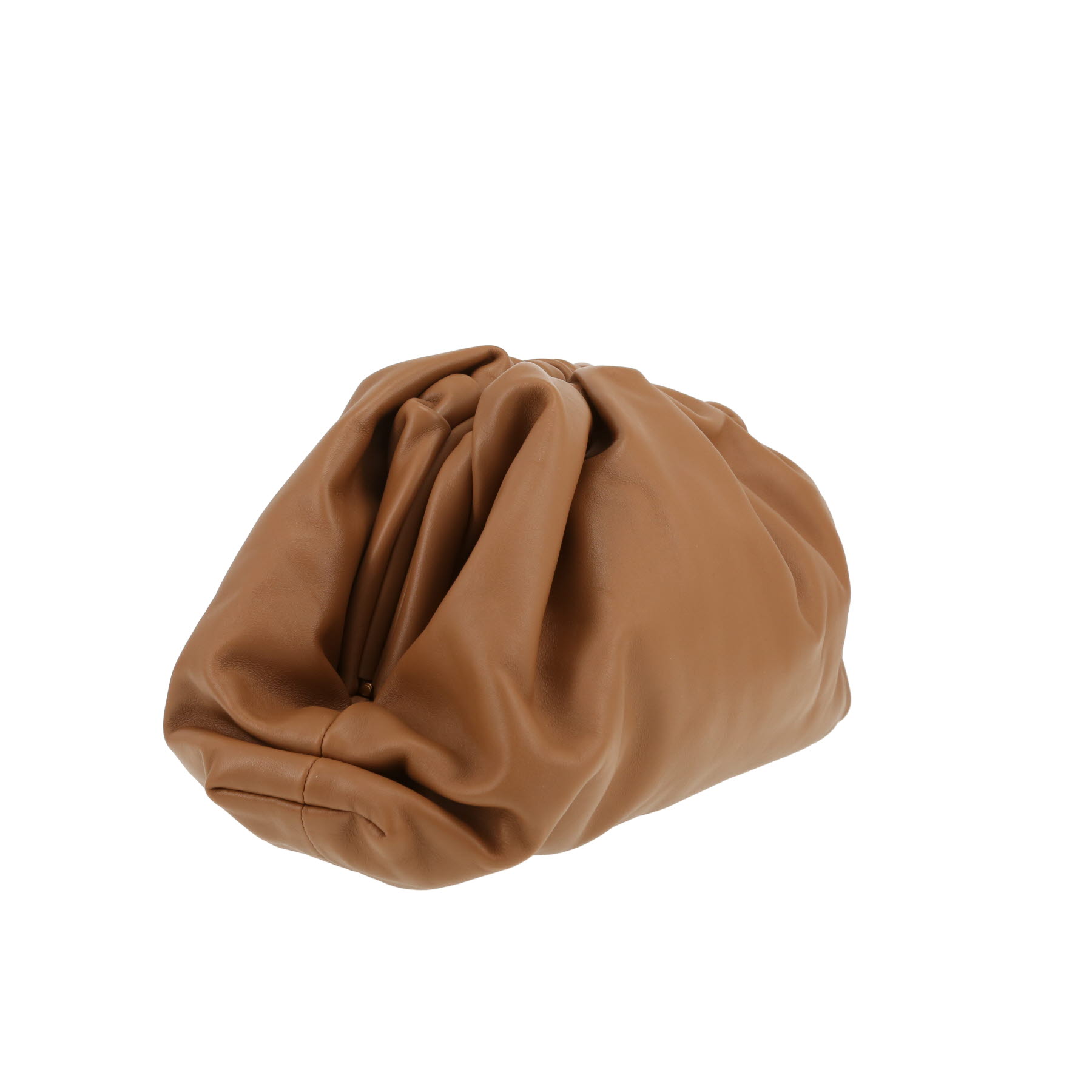 Pochette Bottega Veneta  Pouch en cuir marron