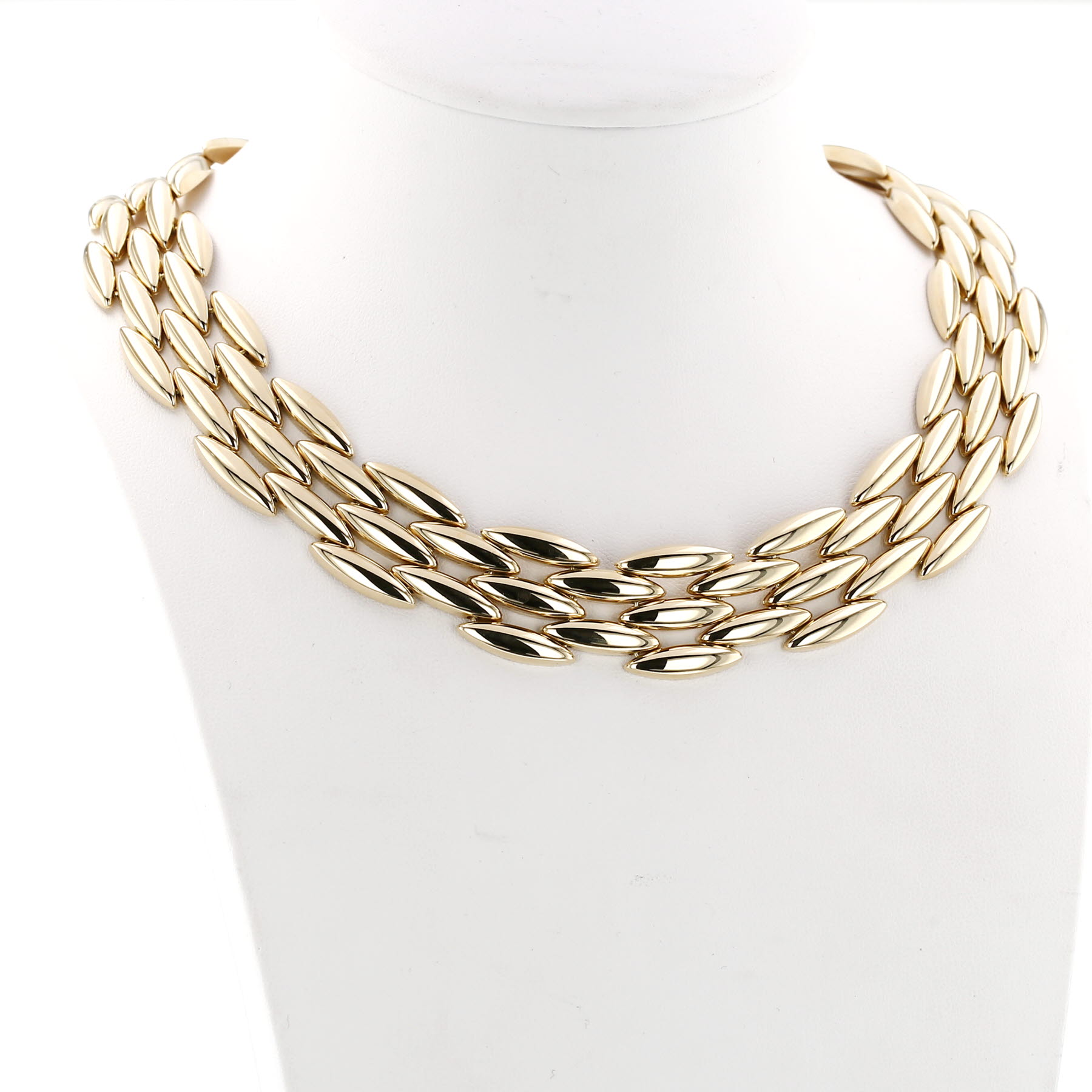 Collar ajustado Cartier Gentiane modelo grande de oro amarillo