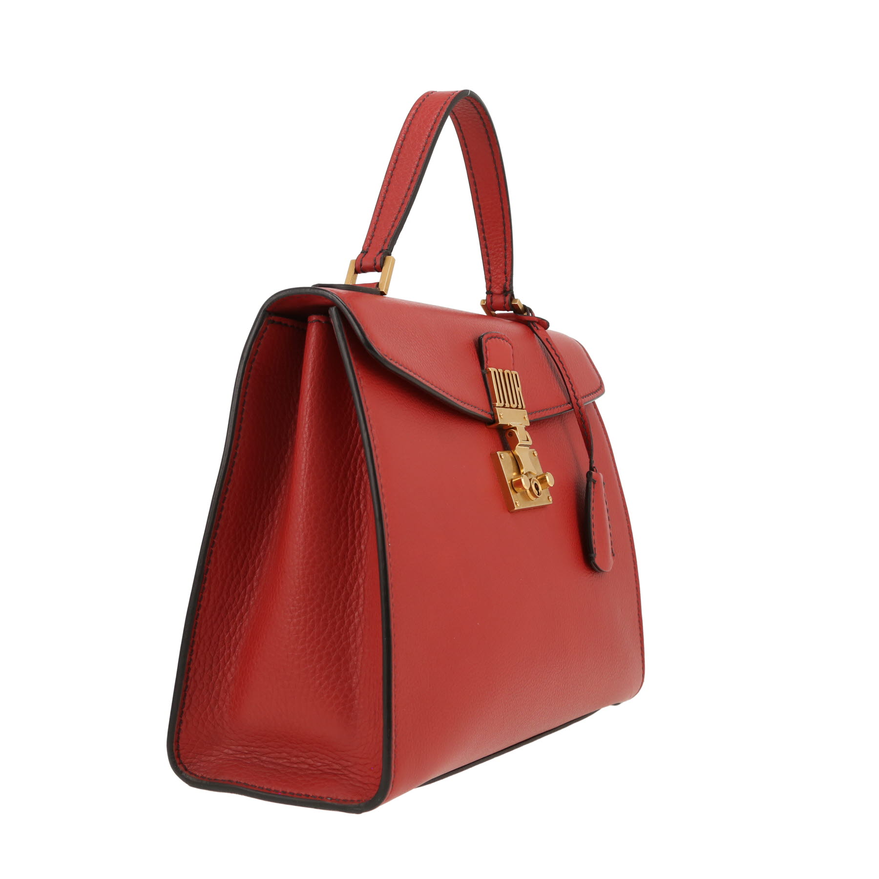 Dior  Dioraddict shoulder bag  in red leather