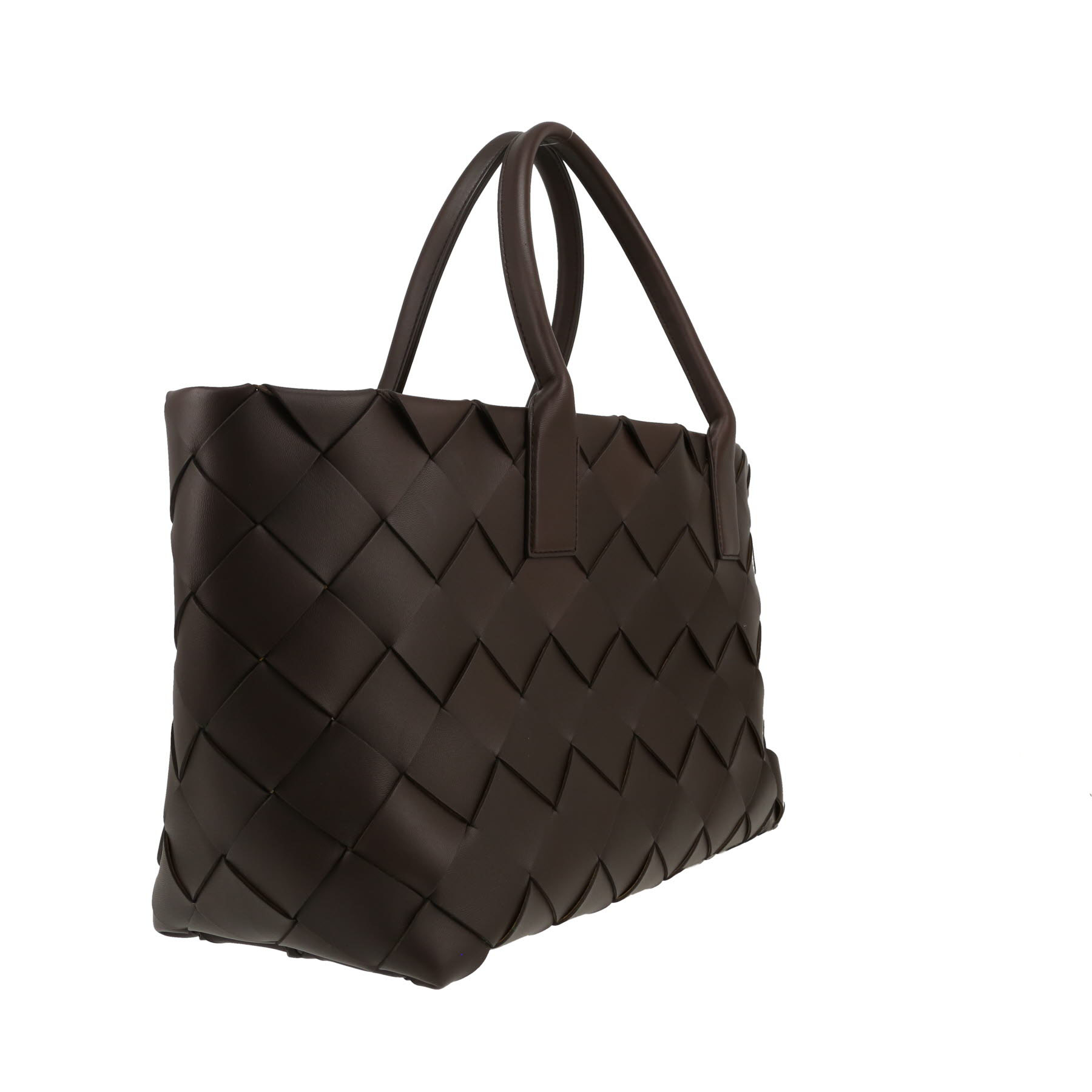 Sac cabas Bottega Veneta  Cabat en cuir intrecciato marron