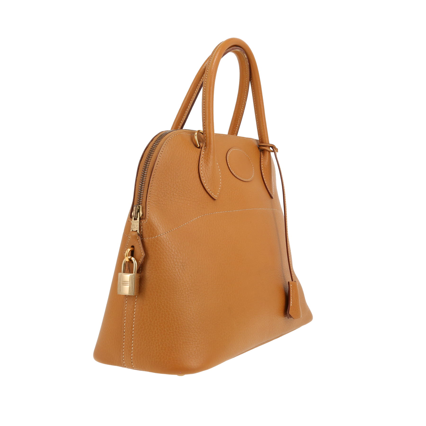 Hermès  Bolide 31 cm handbag  in gold Ardenne leather