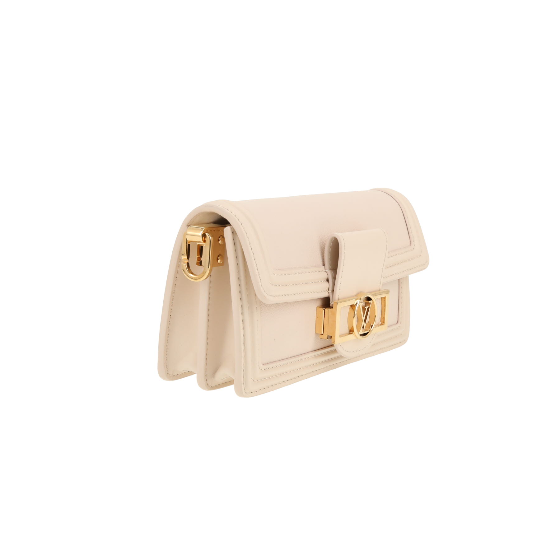 Louis Vuitton  Dauphine East West shoulder bag  in powder pink leather