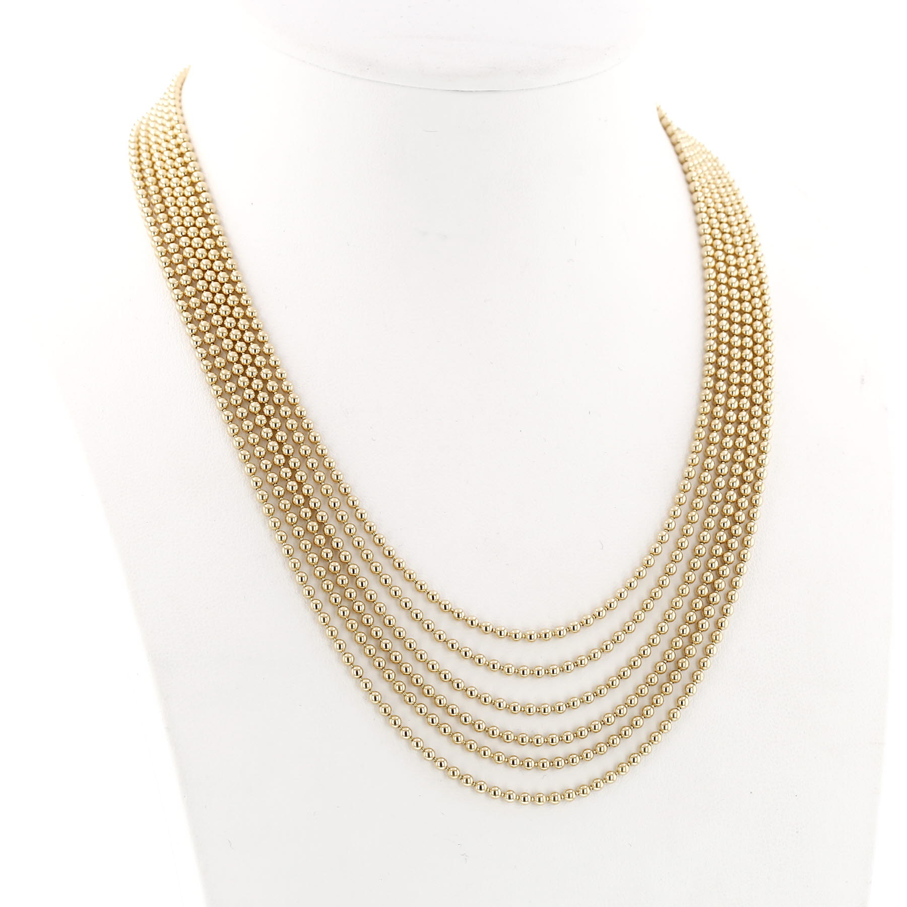 Collar Cartier Draperie de oro amarillo