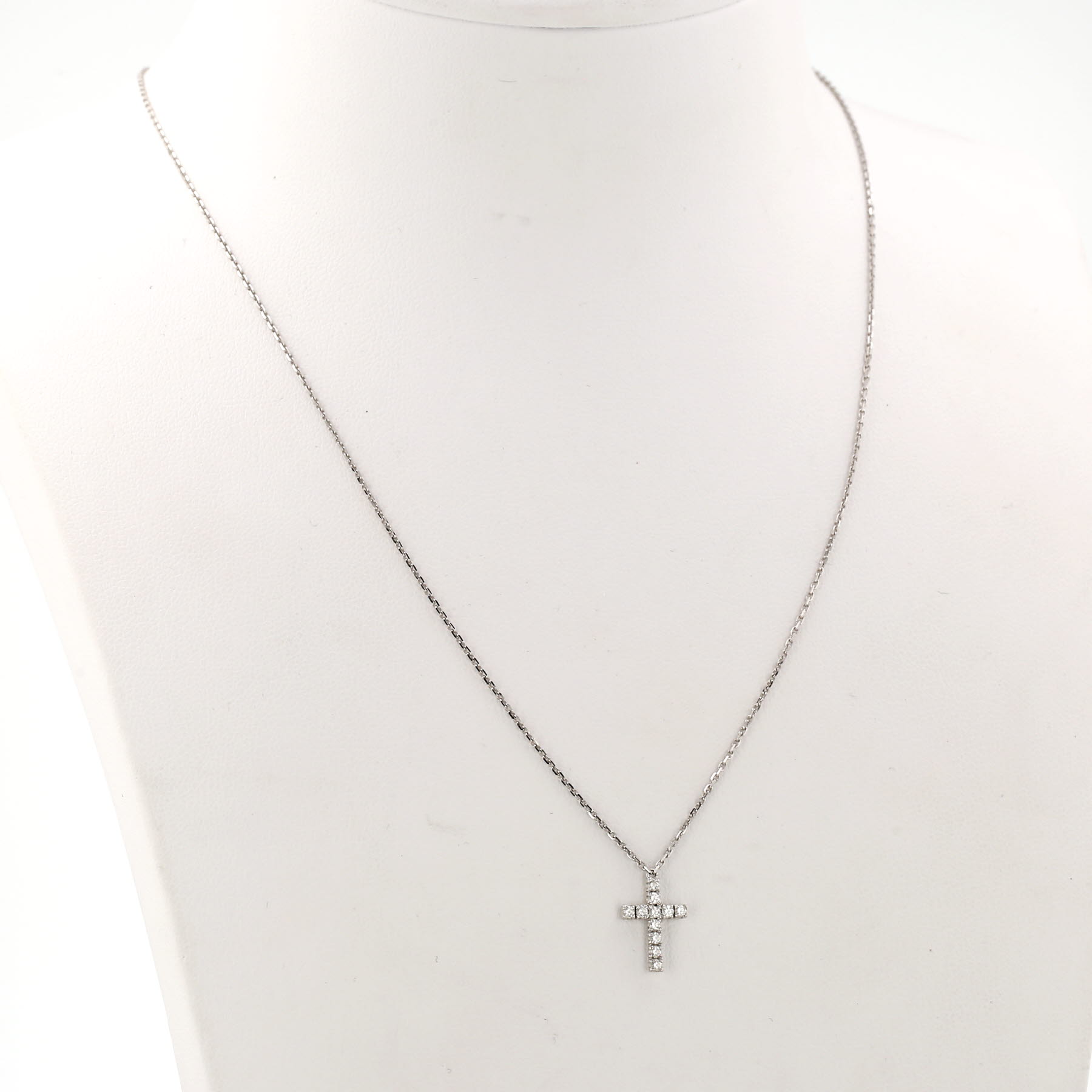 Collier Cartier Symboles en or blanc et diamants