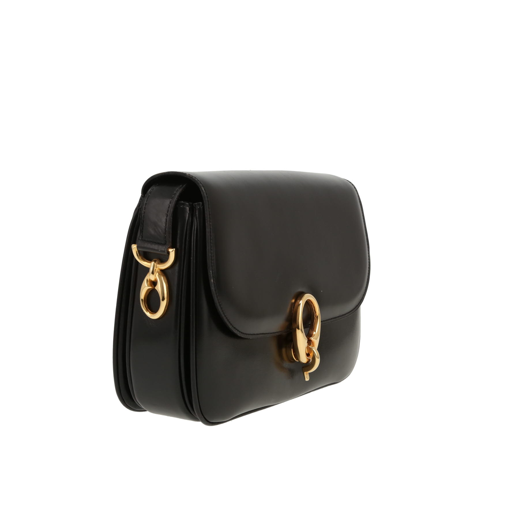 Vintage Celine handbag in black leather
