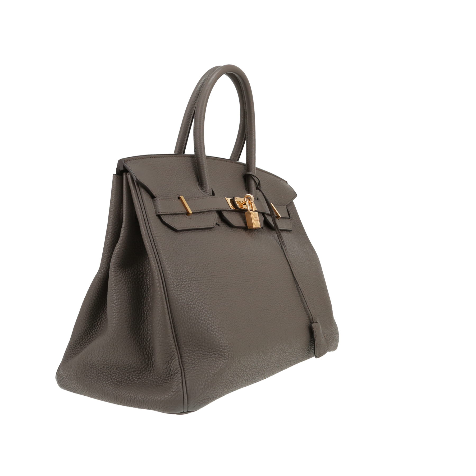 Hermès  Birkin 35 cm handbag  in grey togo leather