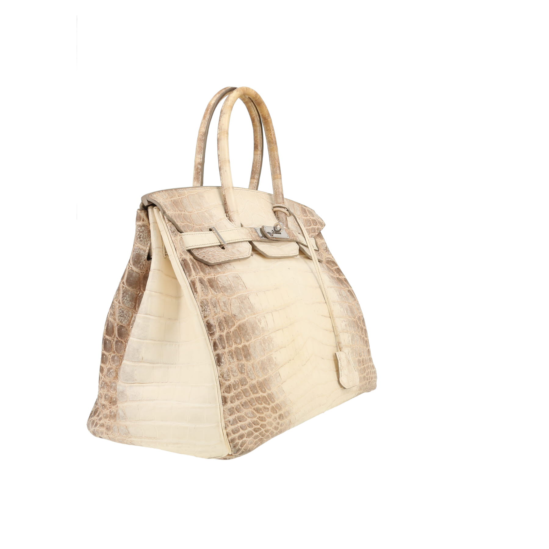 Hermès  Birkin 35 cm Himalaya handbag  in beige niloticus crocodile