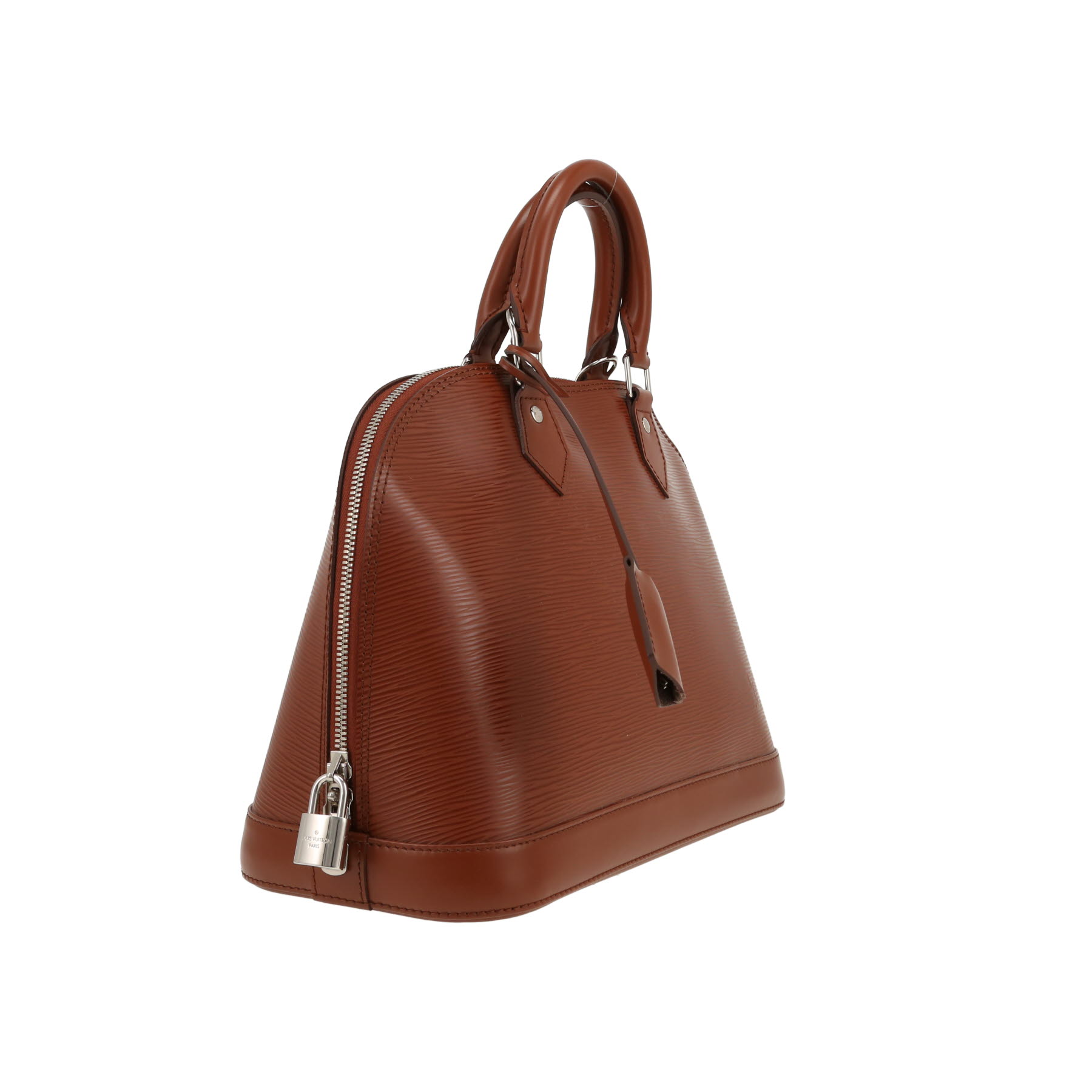Bolso de mano Louis Vuitton  Alma en cuero Epi marrón
