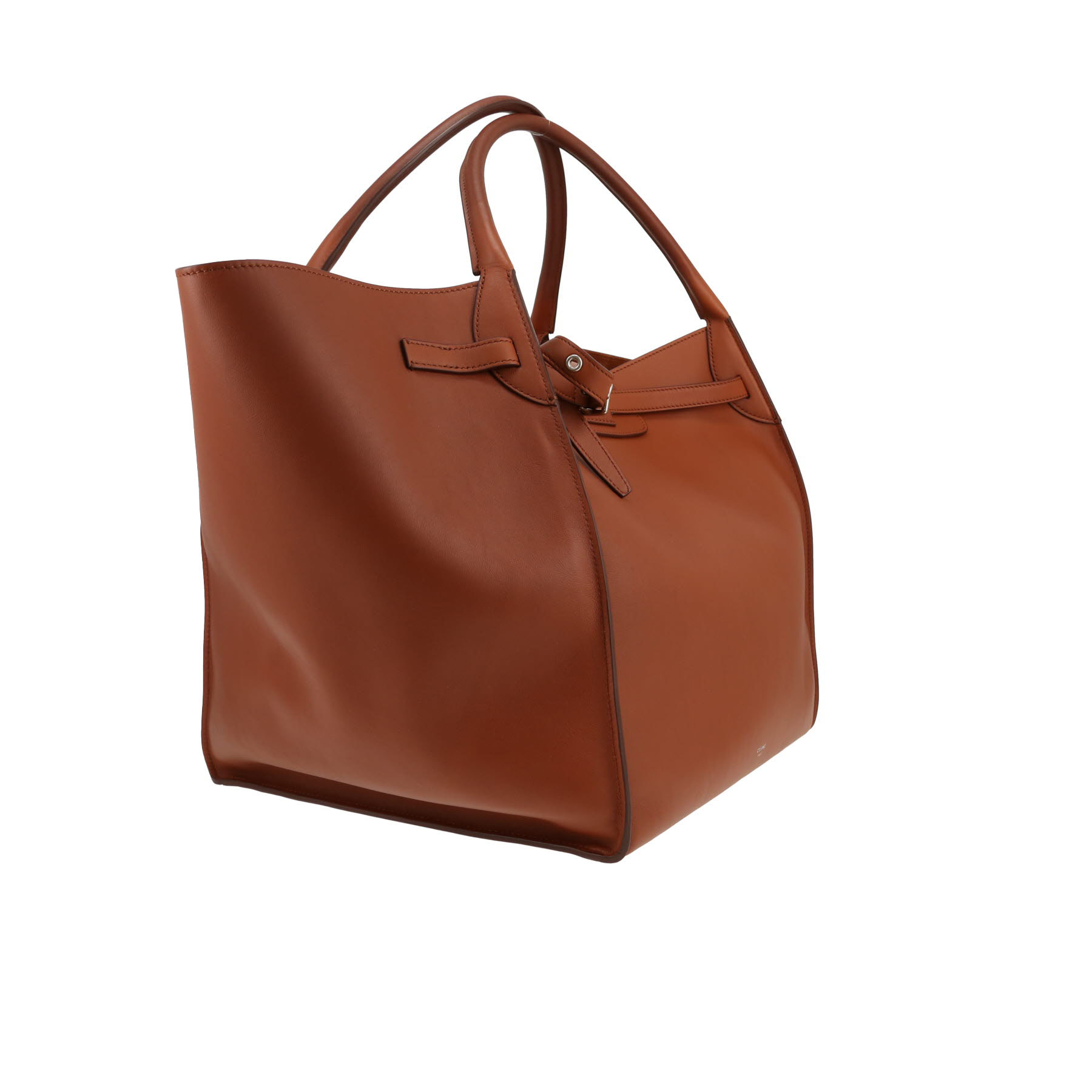 Celine  Big Bag handbag  in brown leather