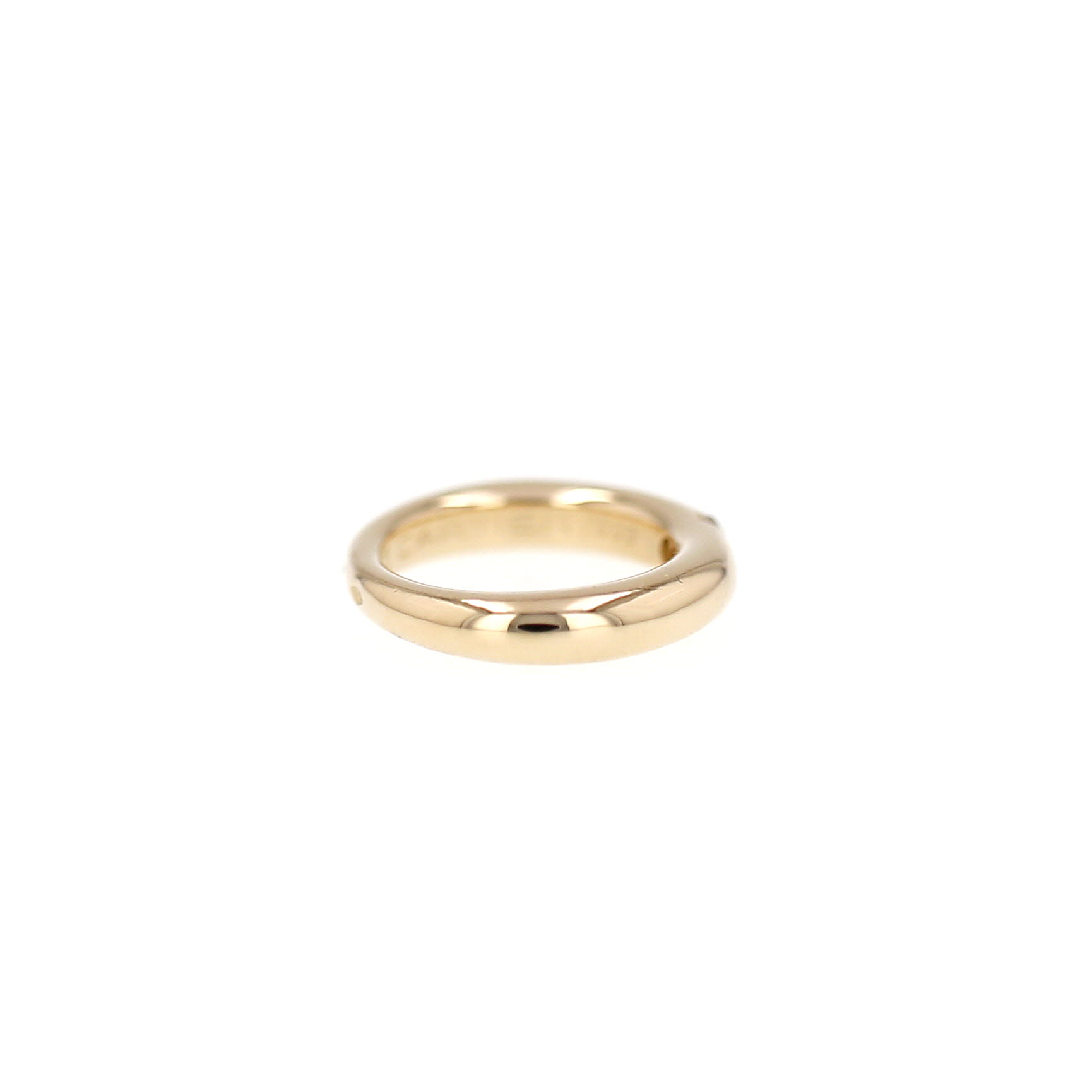 Cartier Ellipse ring in yellow gold and diamond