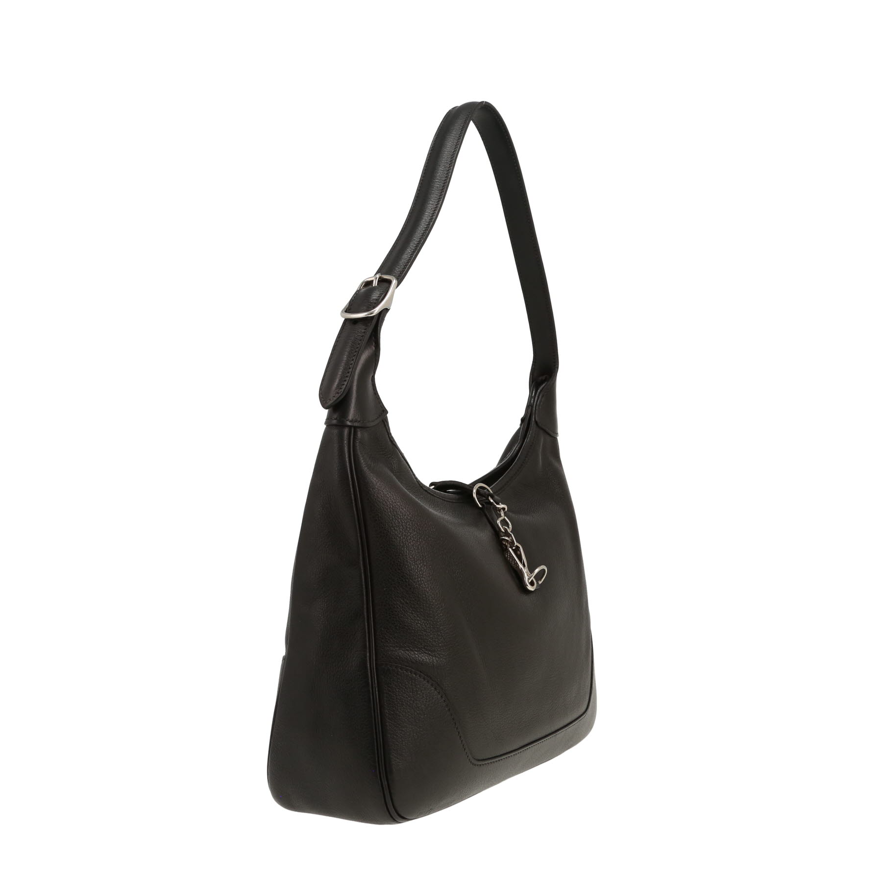 Sac à main Hermès  Trim en cuir Evercolor noir