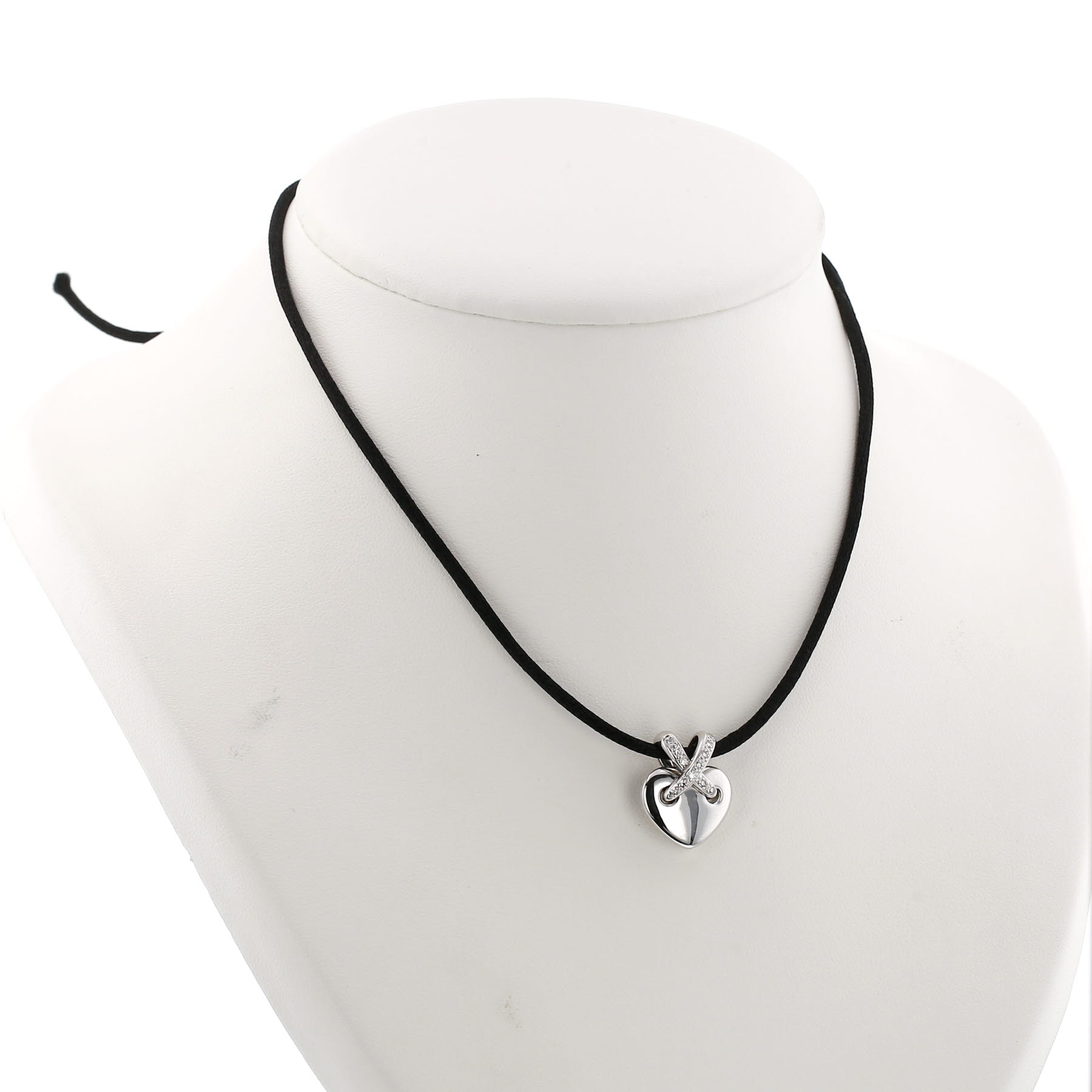 Ciondolo Chaumet Lien in oro bianco e diamanti