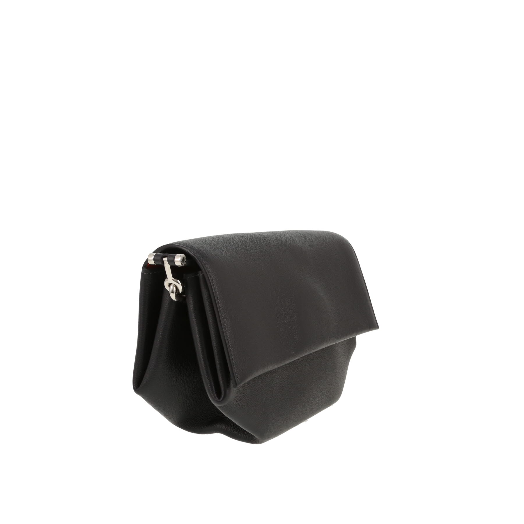 Sac bandoulière Hermès  Opli en cuir bleu-marine