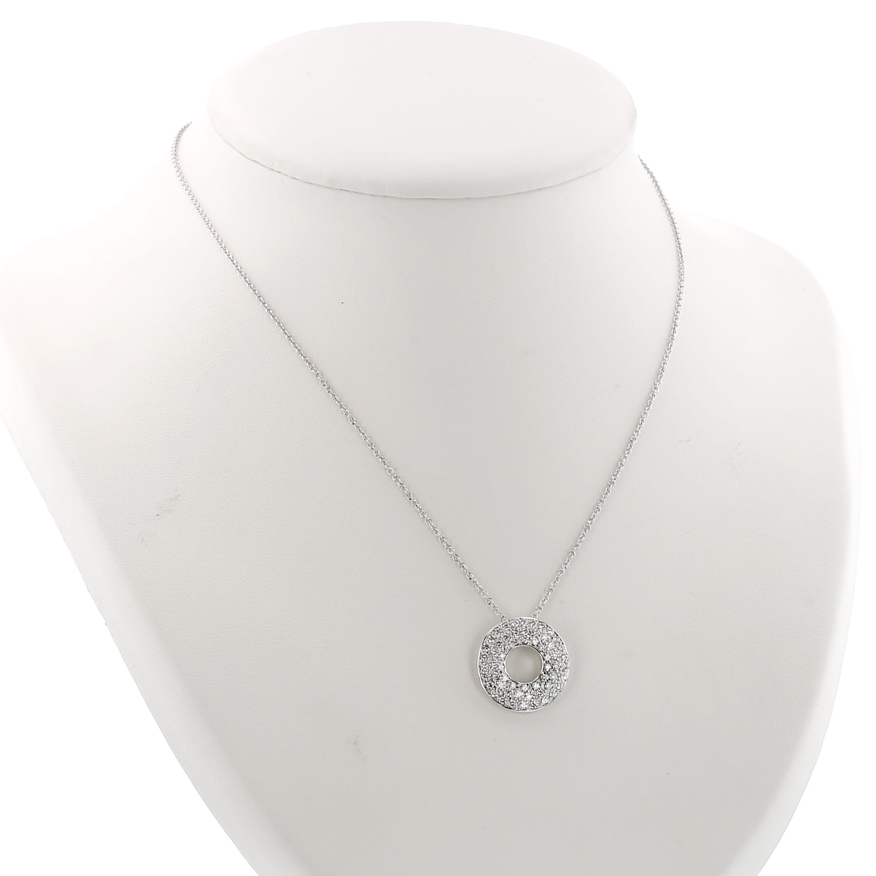 Collier Pomellato Iconica en or blanc et diamants