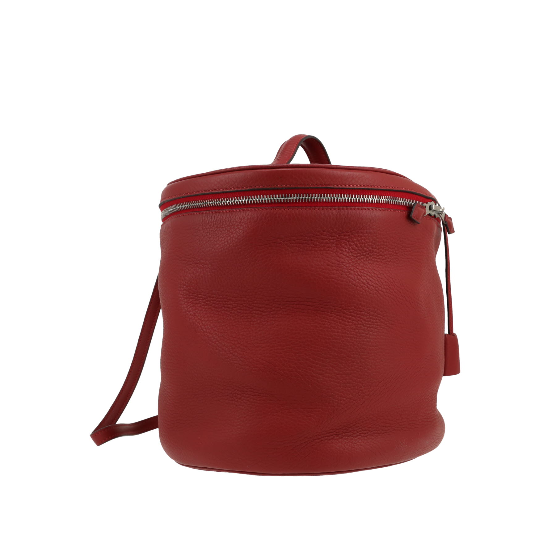 Vanity Hermès  Intercity en cuir togo rouge