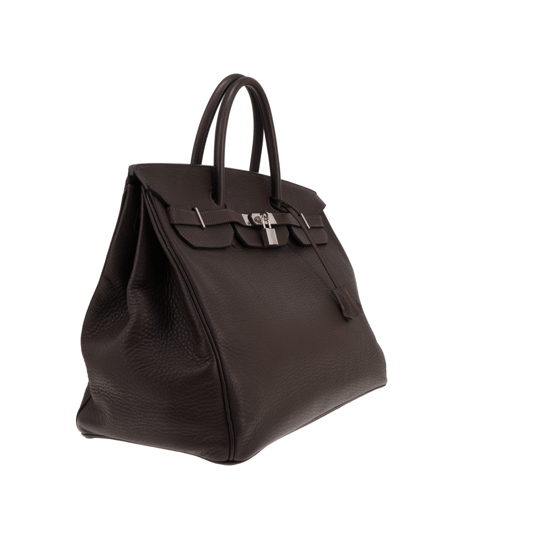 Hermès Birkin 40 cm handbag in brown Togo leather