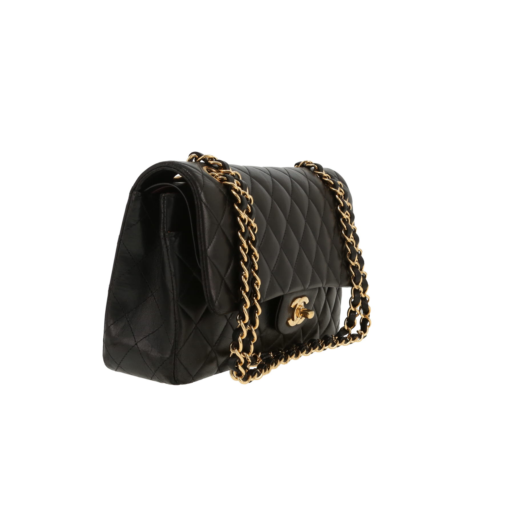 Sac à main Chanel  Timeless Classic en cuir matelassé noir