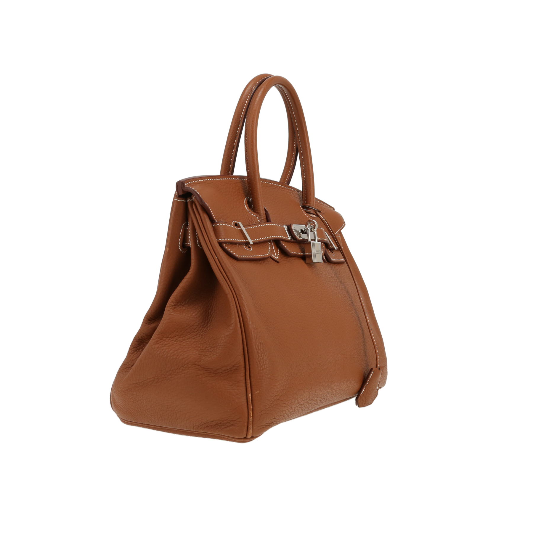 Hermès  Birkin 30 cm handbag  in gold togo leather