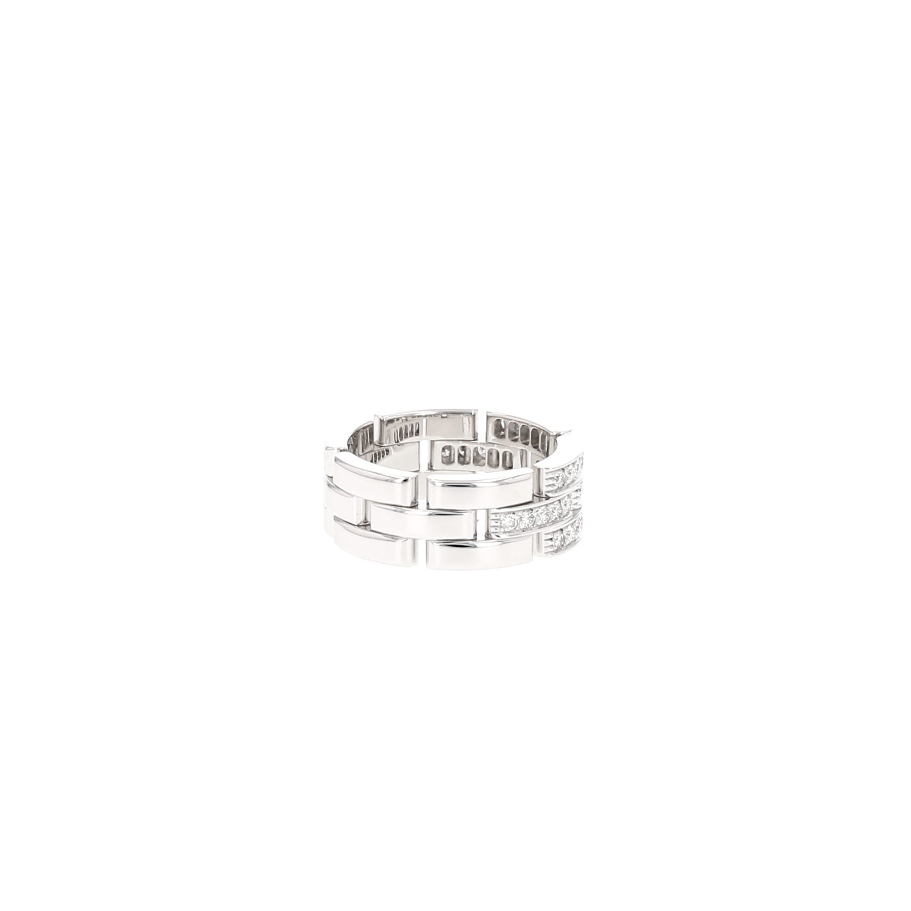 Cartier Maillon Panthère ring in white gold and diamonds