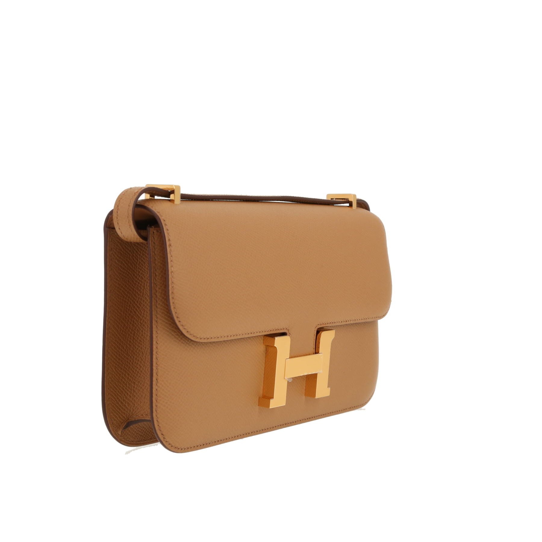 Sac à main Hermès  Constance Elan en cuir epsom Biscuit
