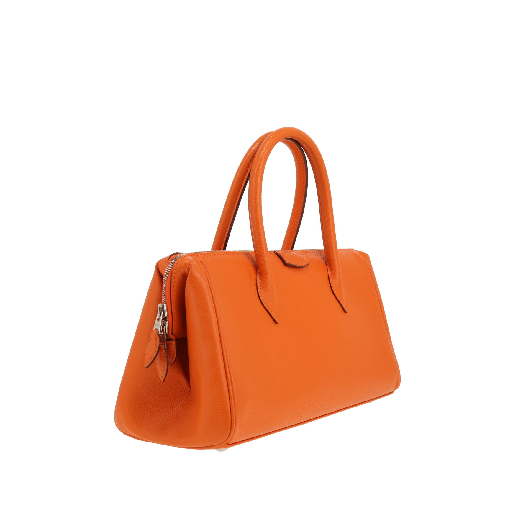 Sac à main Hermès  Paris-Bombay petit modèle  en cuir epsom orange