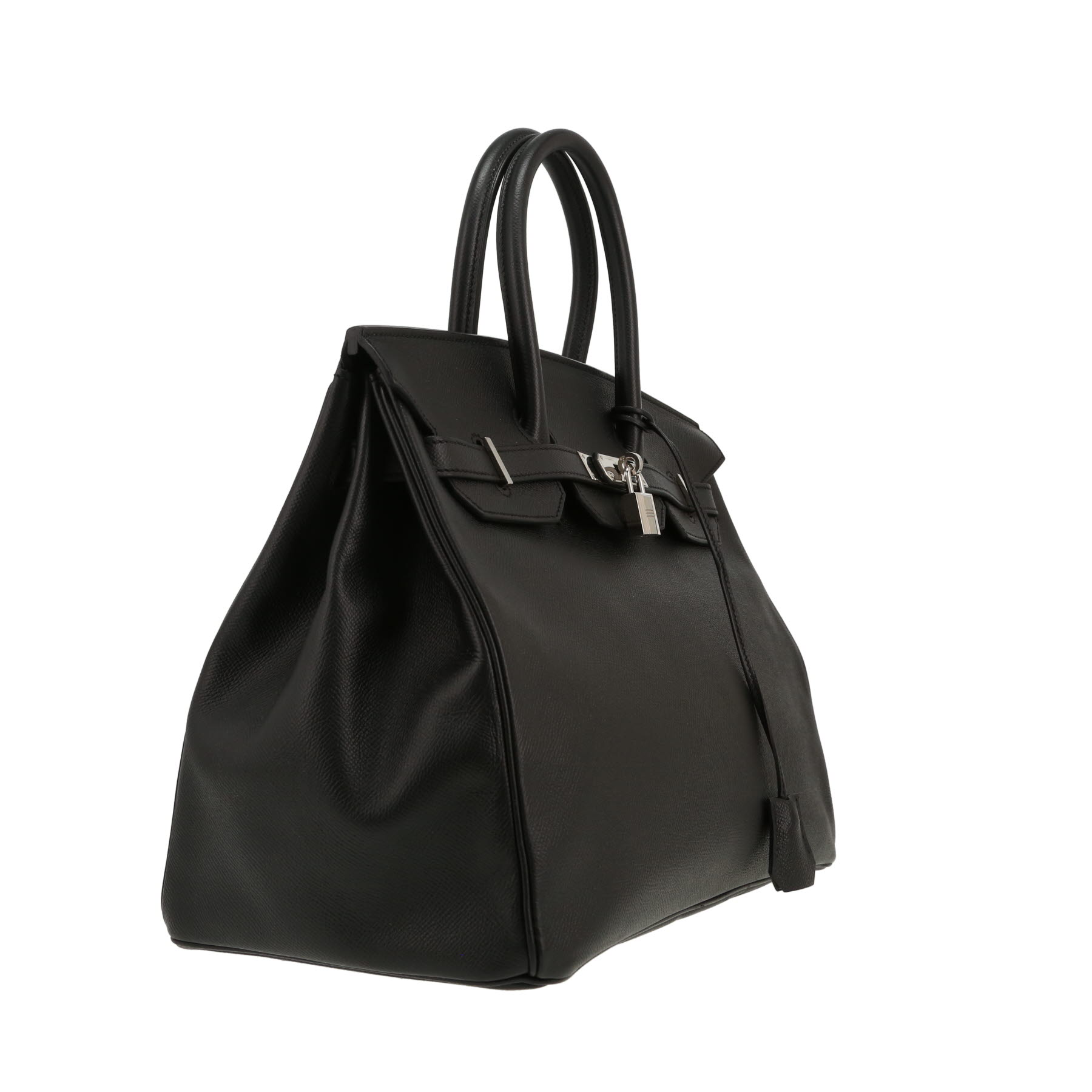 Hermès  Birkin 35 cm handbag  in black epsom leather