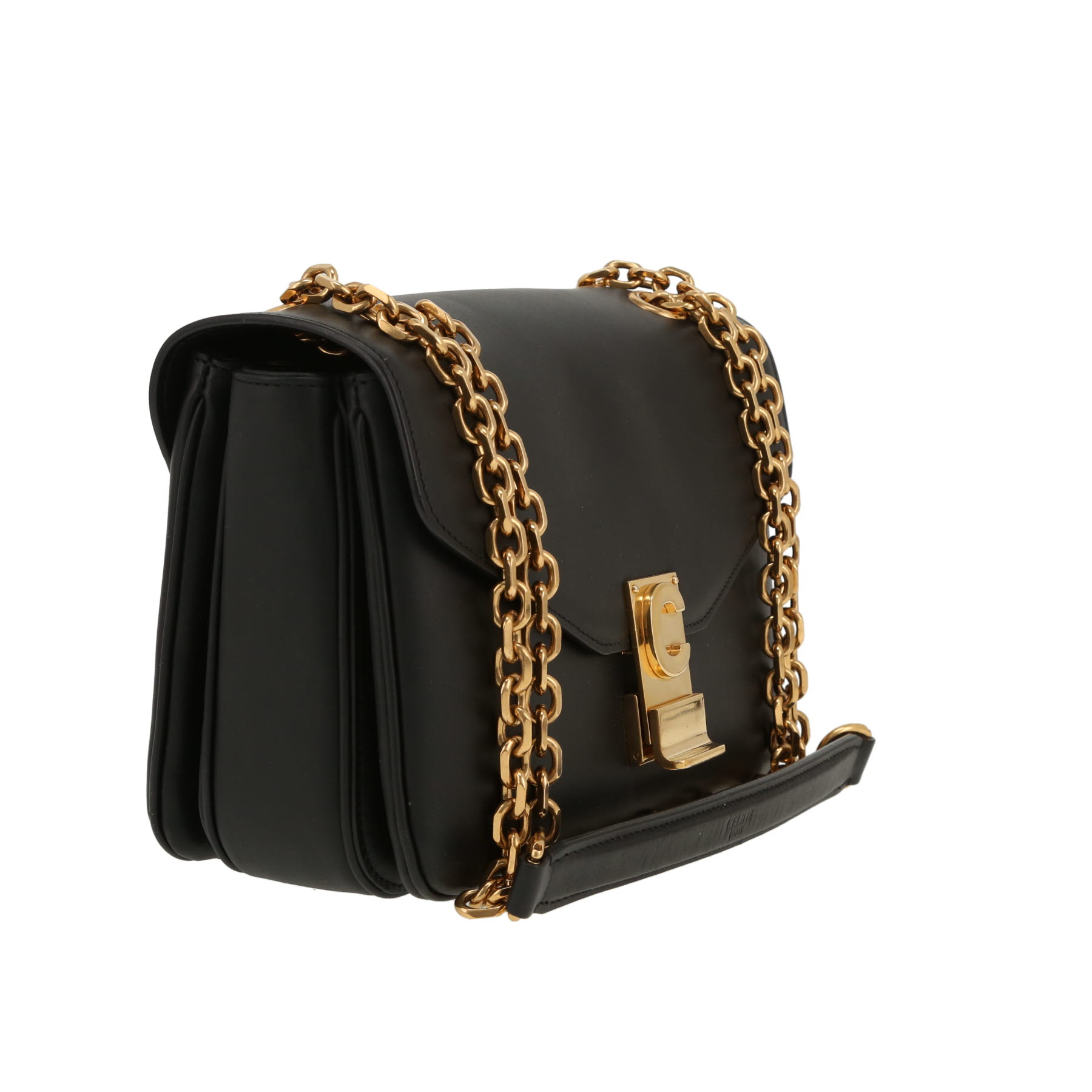 Borsa a tracolla Celine  C bag in pelle nera