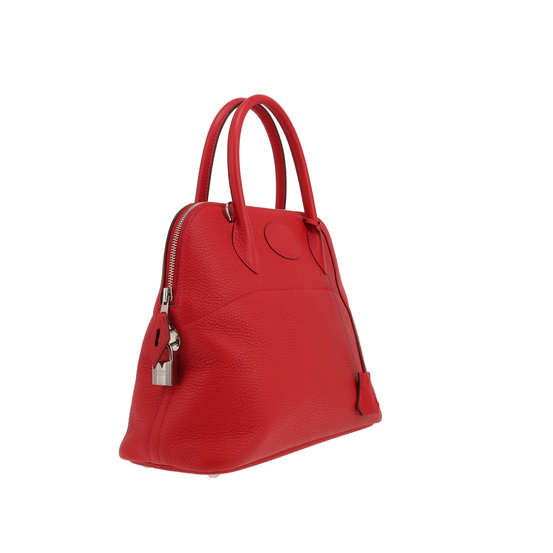 Hermès  Bolide handbag  in red togo leather