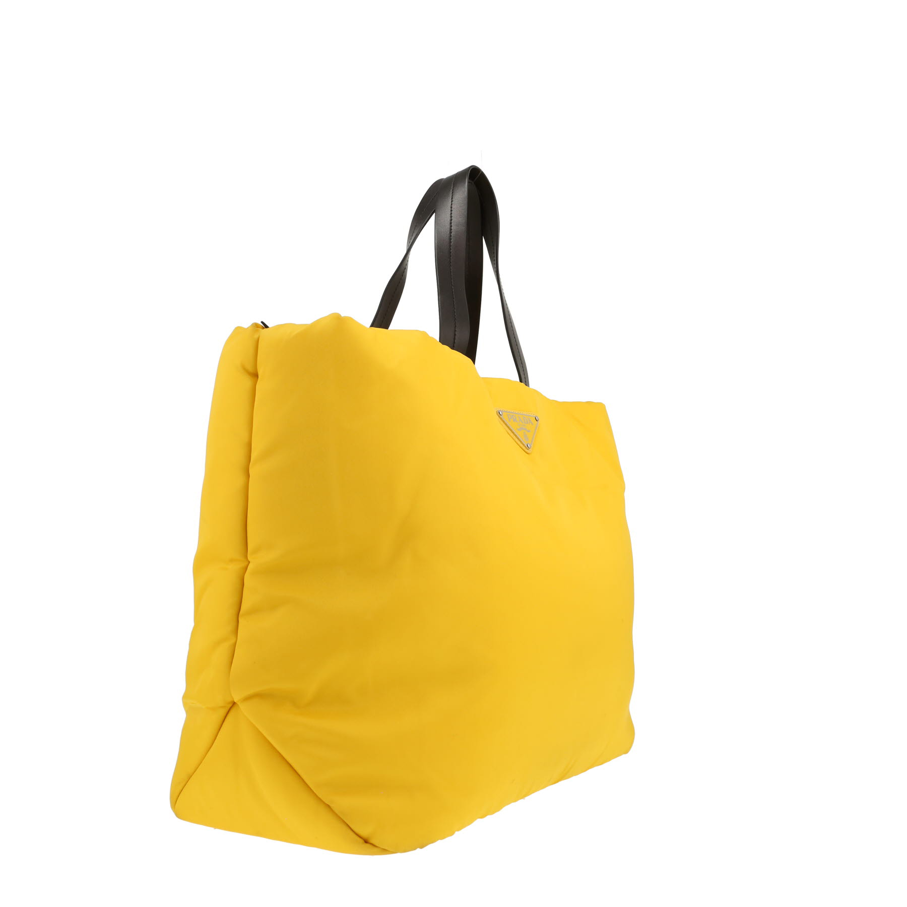 Shopping bag Prada   in tela gialla