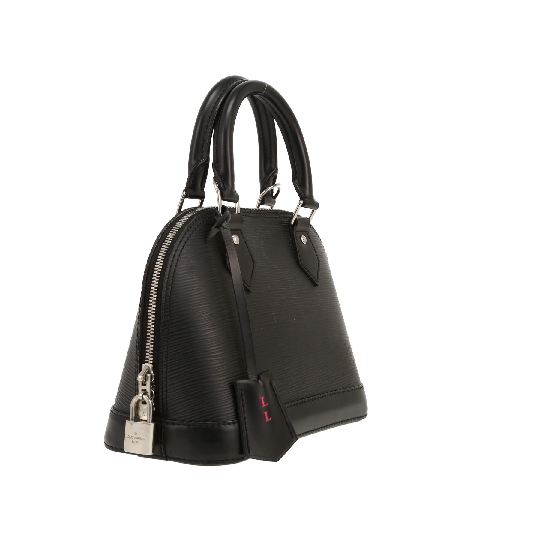 Louis Vuitton Alma BB shoulder bag in Noir Épi leather