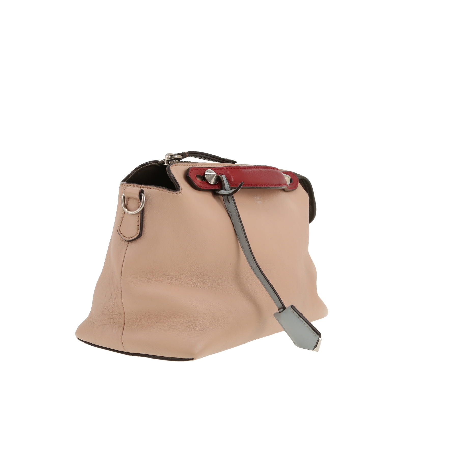 Sac à main Fendi  By the way en cuir rose rose-framboise et gris