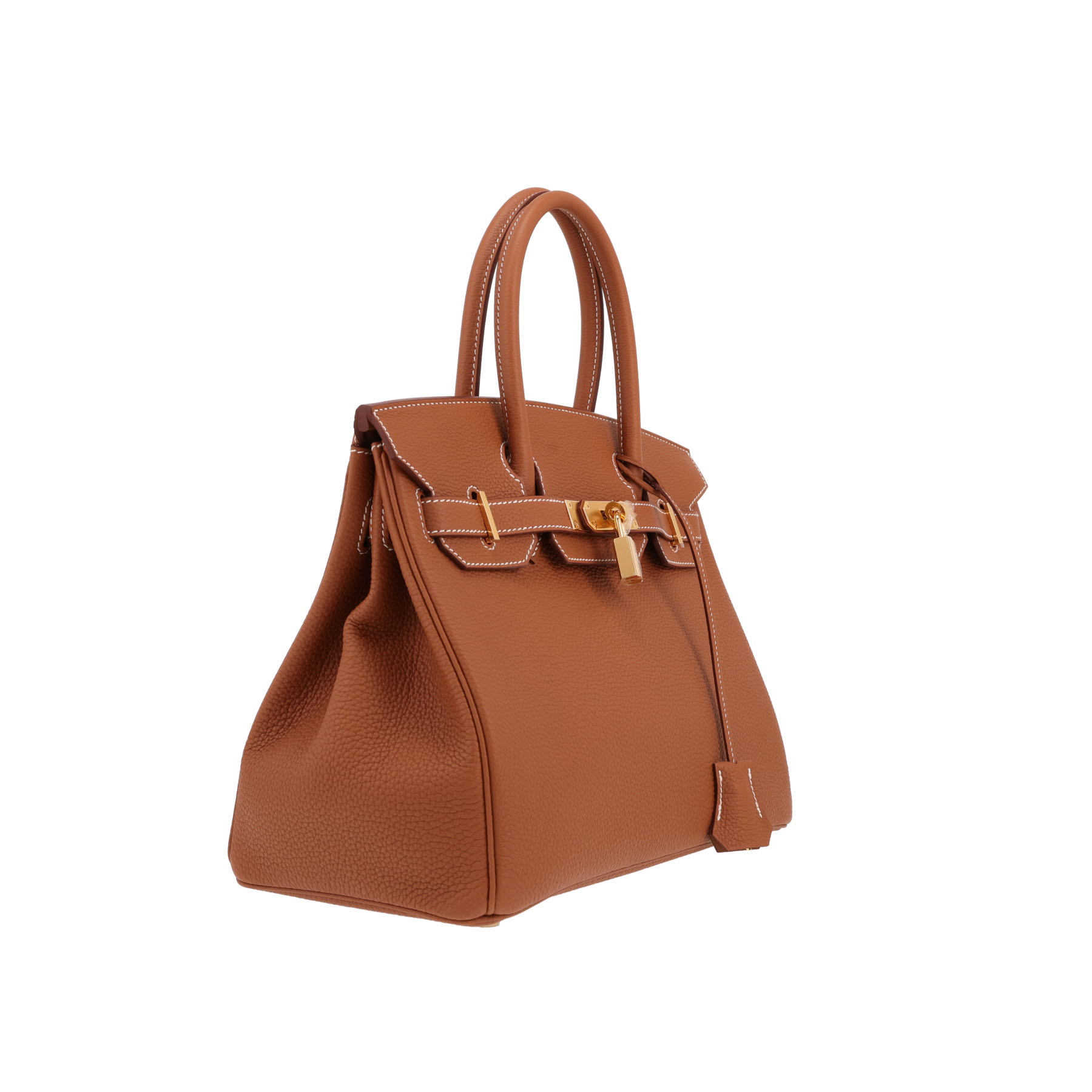 Hermès  Birkin 30 cm handbag  in gold togo leather