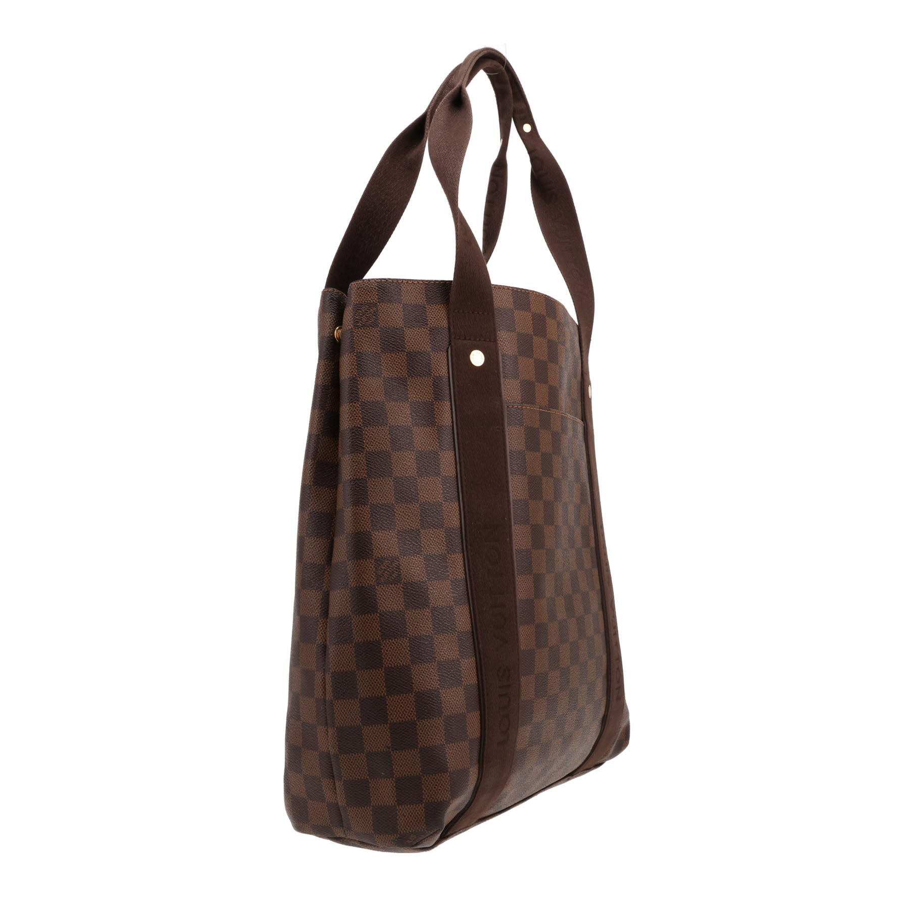 Bolso de mano Louis Vuitton  Beaubourg en lona a cuadros ébano