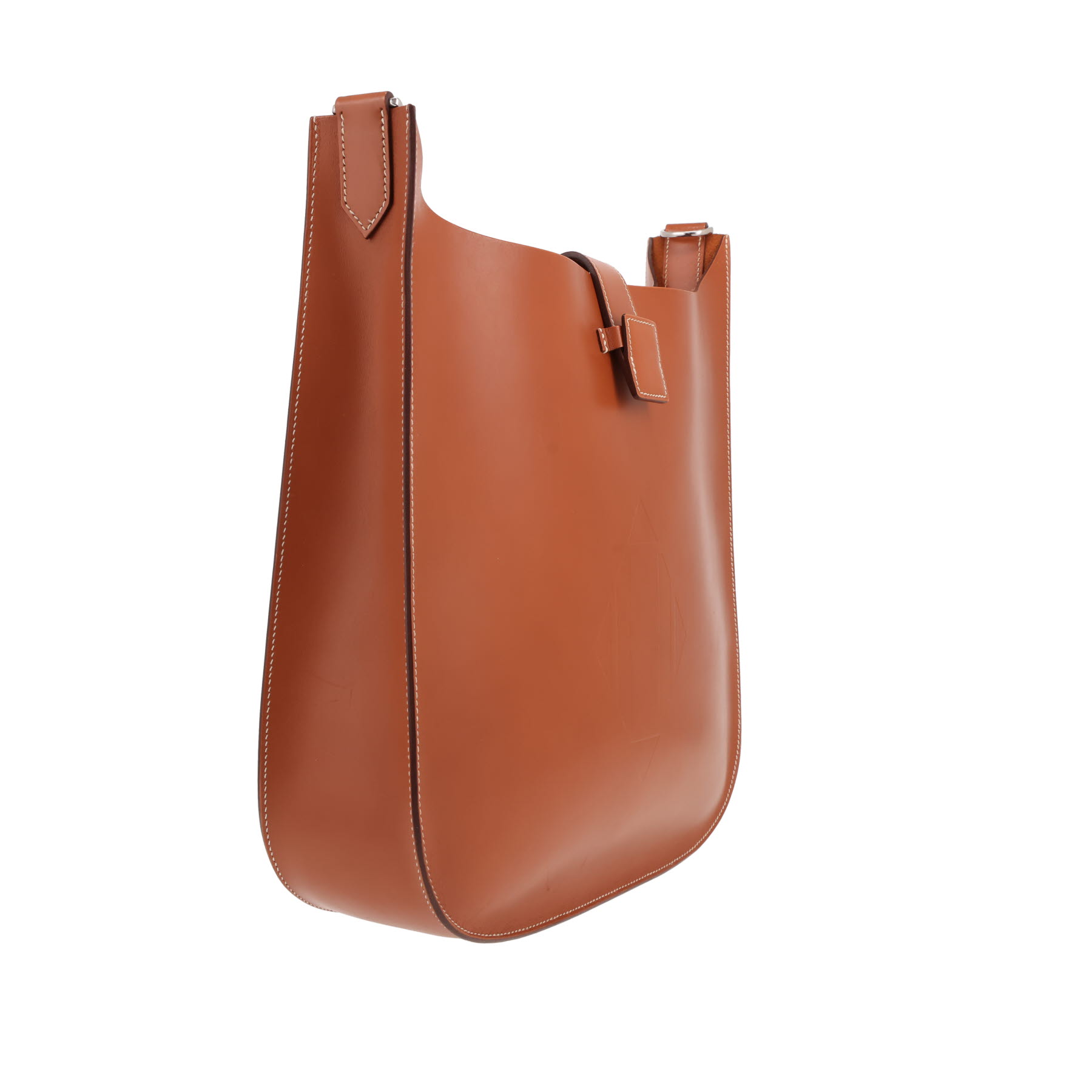 Bolso bandolera Hermès  Evelyne en vaca Hunter rojiza
