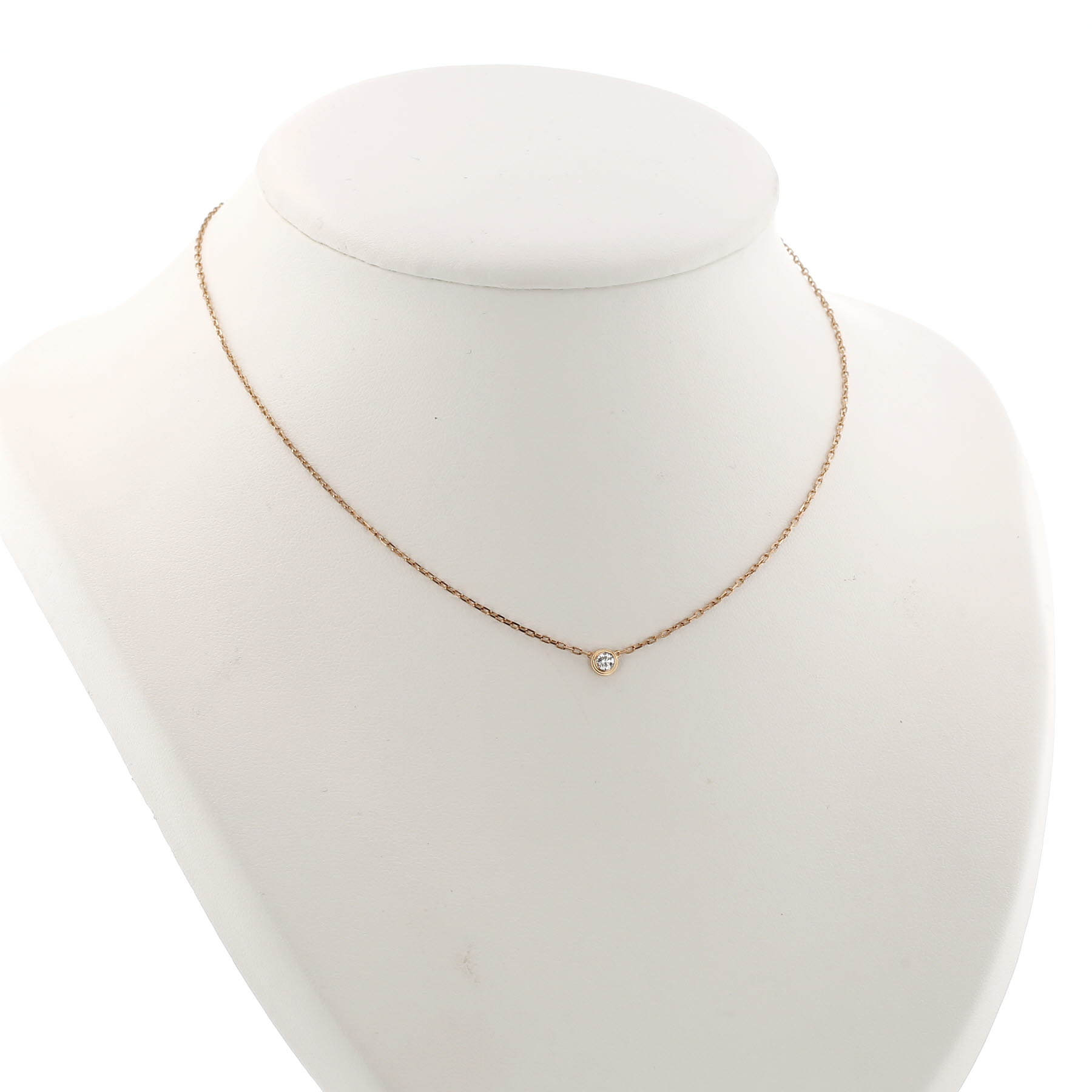 Cartier Cartier d'Amour small model necklace in pink gold and diamond