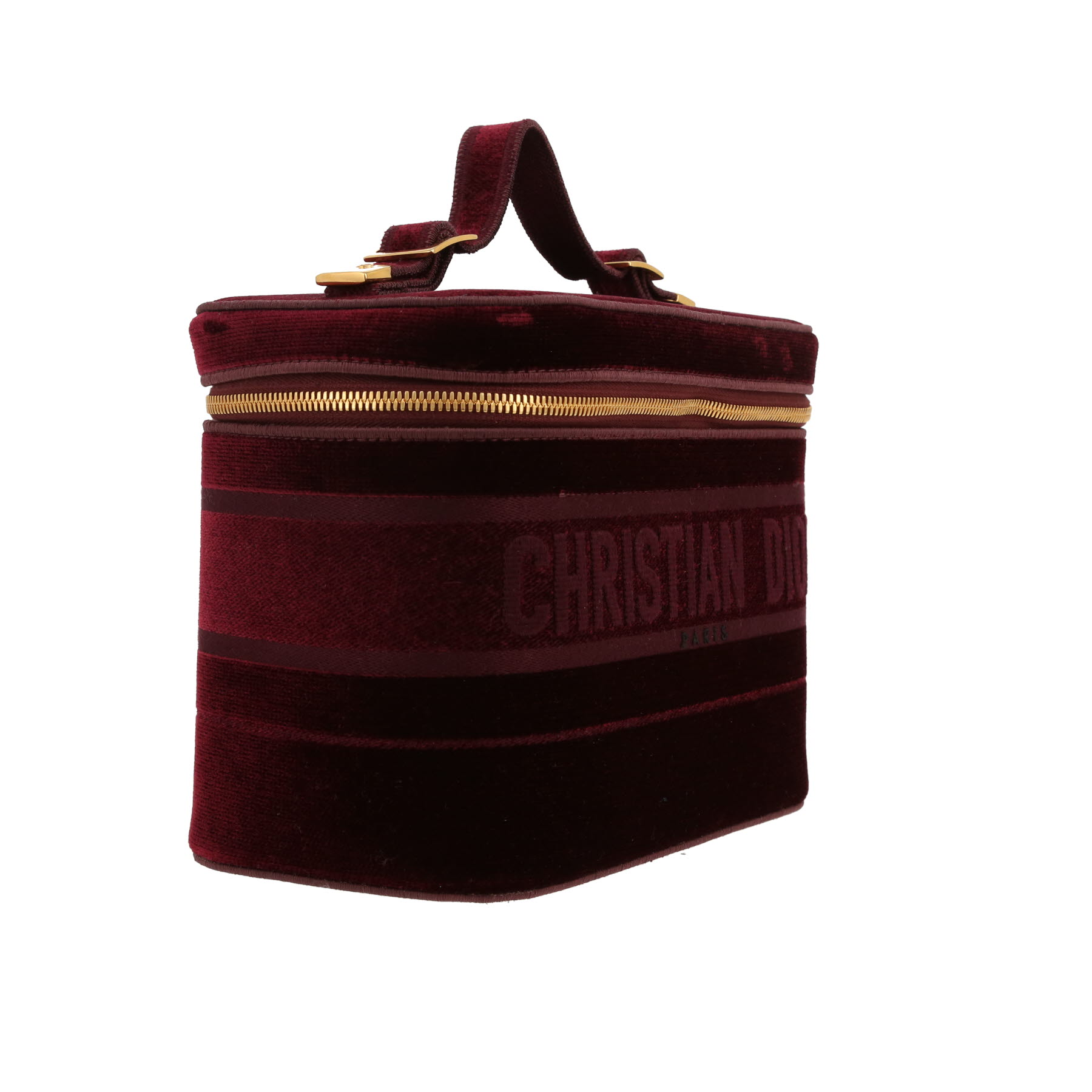 Vanity Dior   en velours bordeaux