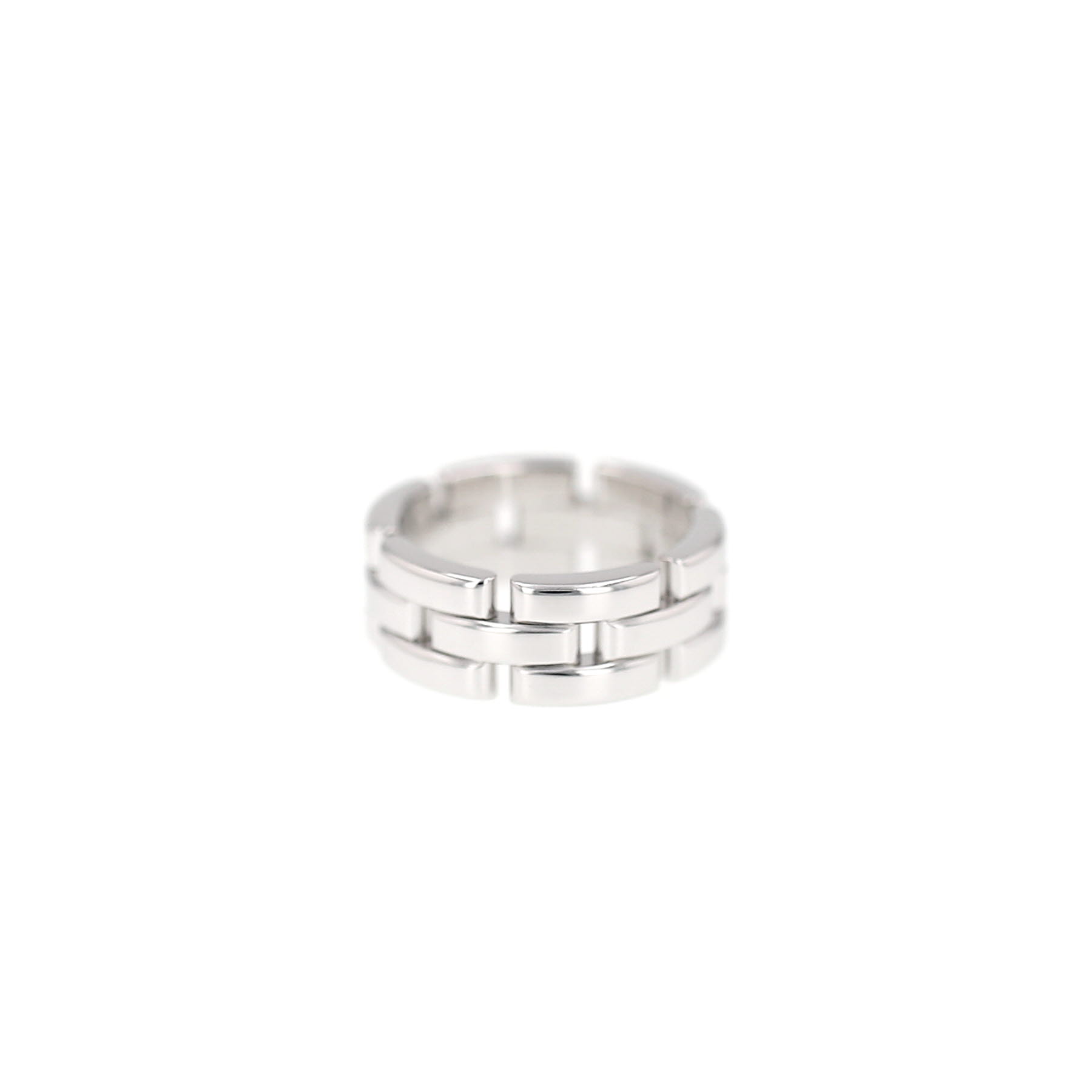 Cartier Maillon Panthère ring in white gold